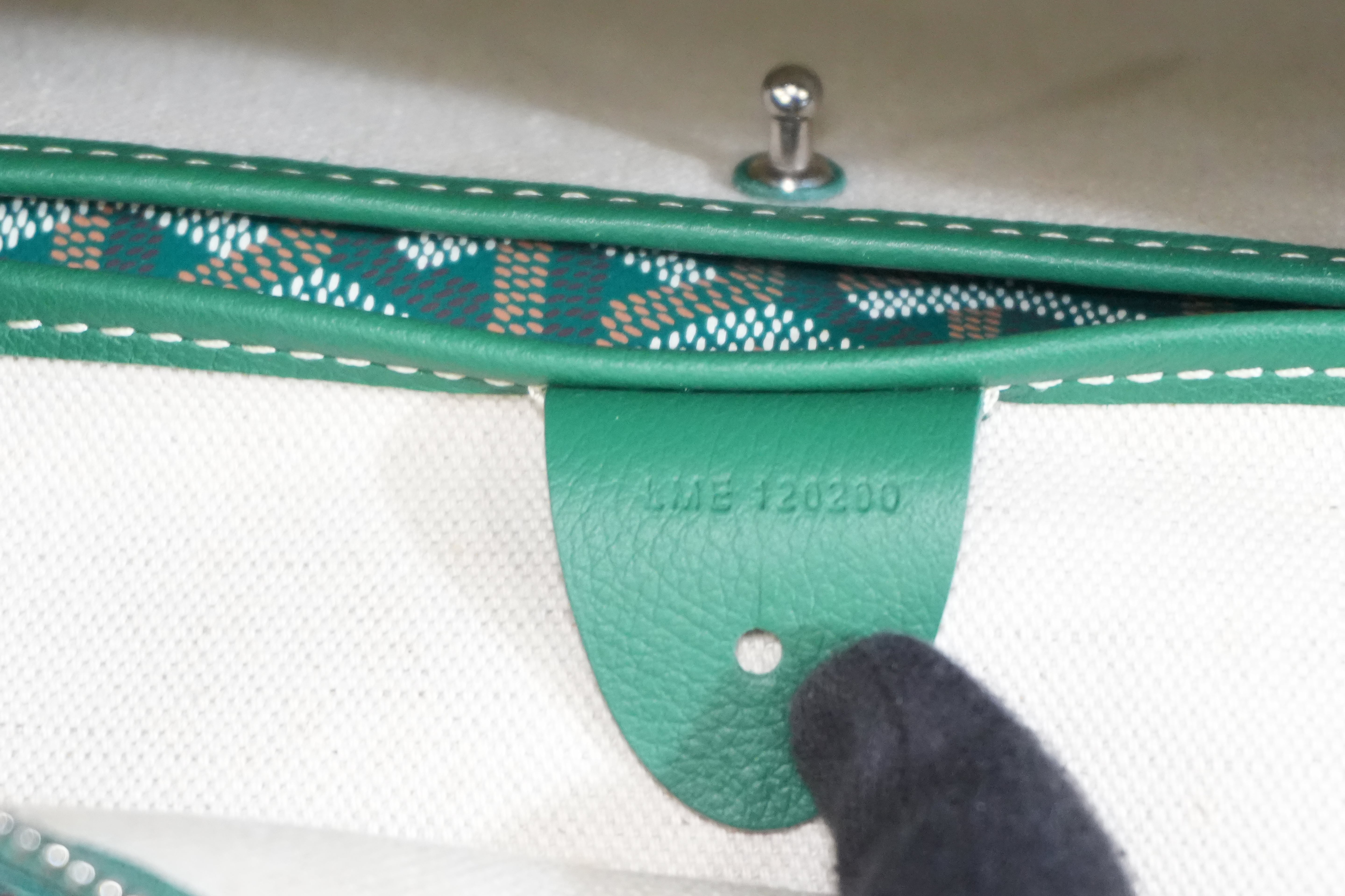 Pre-owned Goyard Artois PM Green
