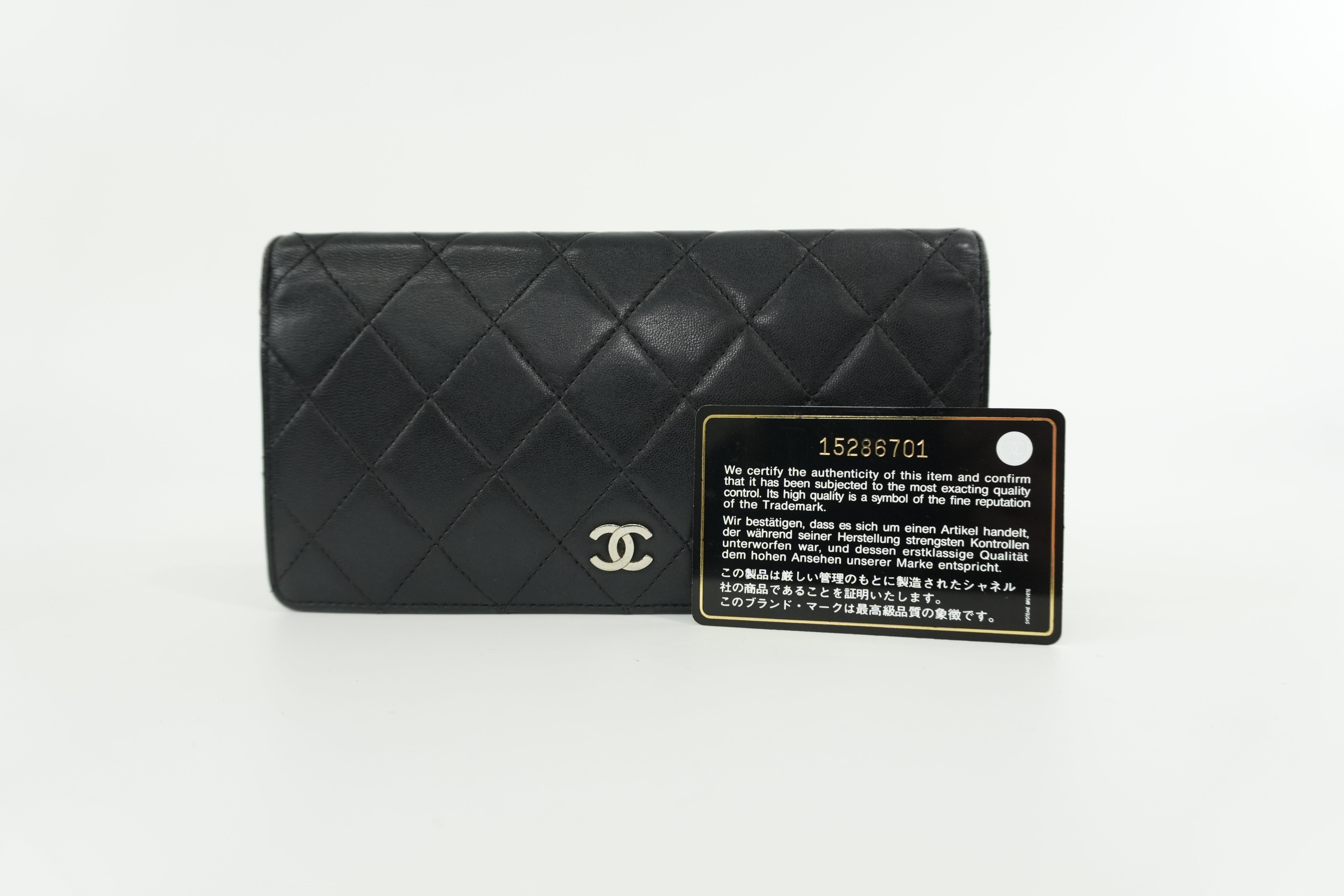 Chanel Lambskin Wallet Used