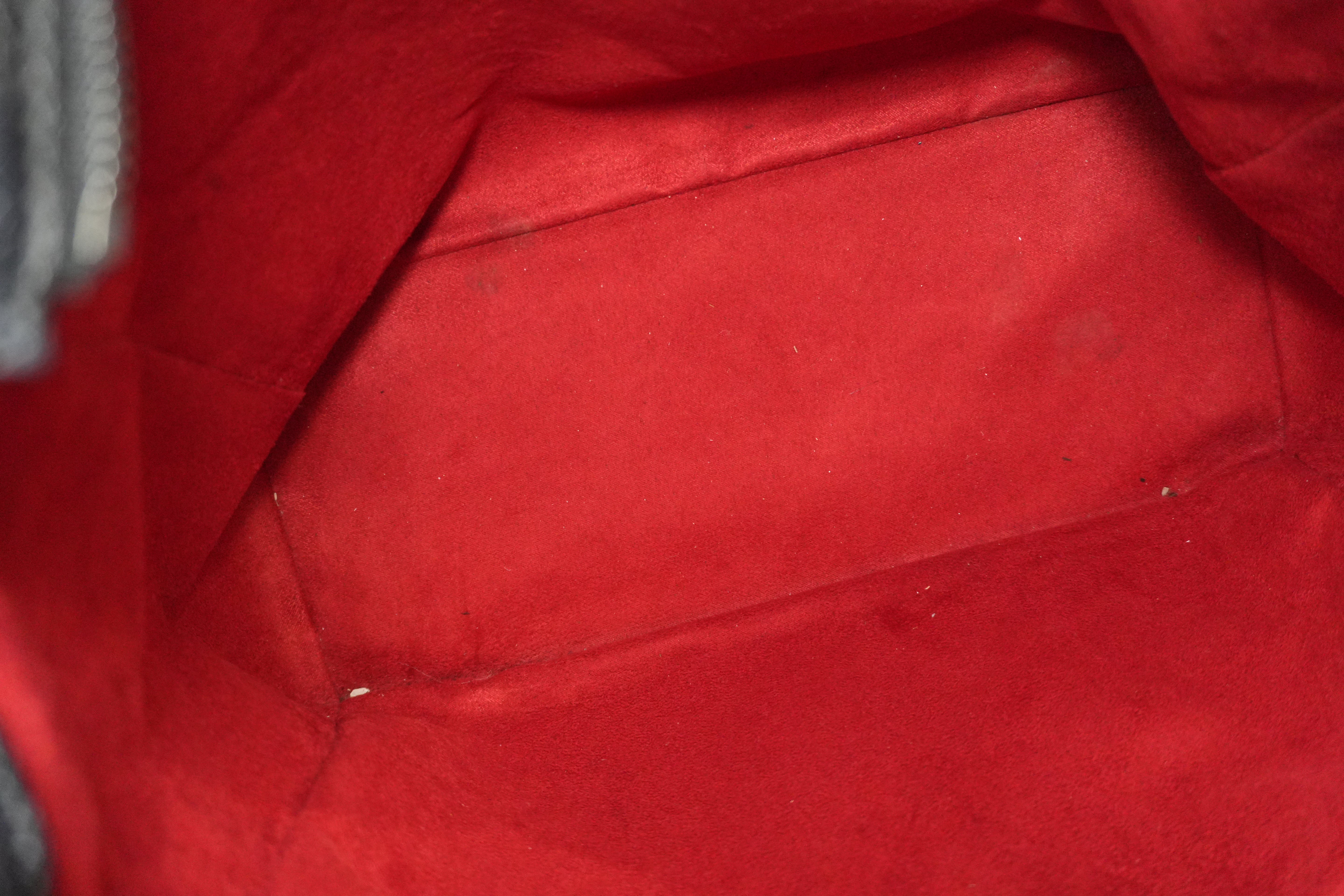 Pre-owned Christian Louboutin Leather Eloise Fringes and Spike Hobo Shoulder Bag Black