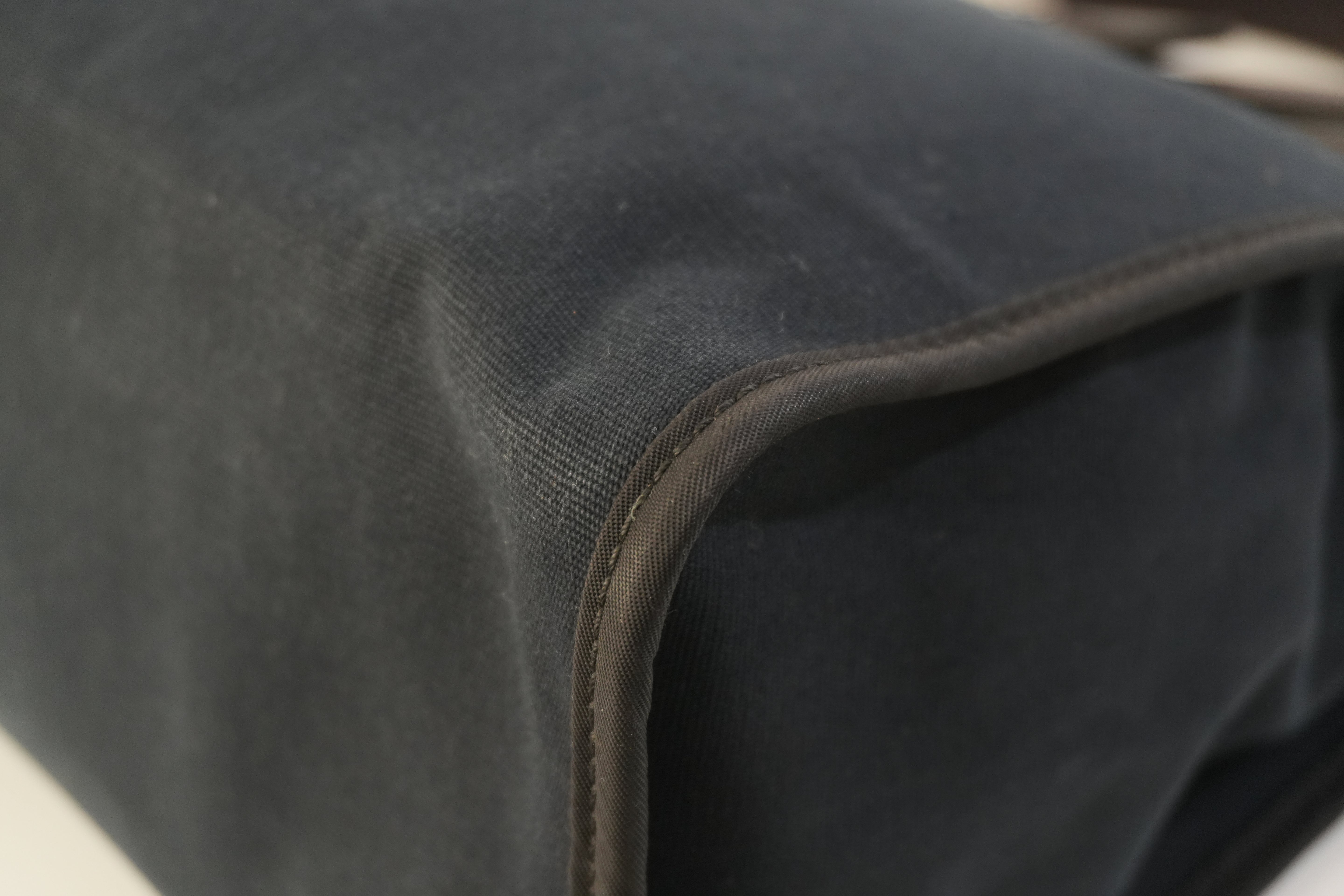 Pre-owned Hermes Canvas Herzip Tote Bag Black