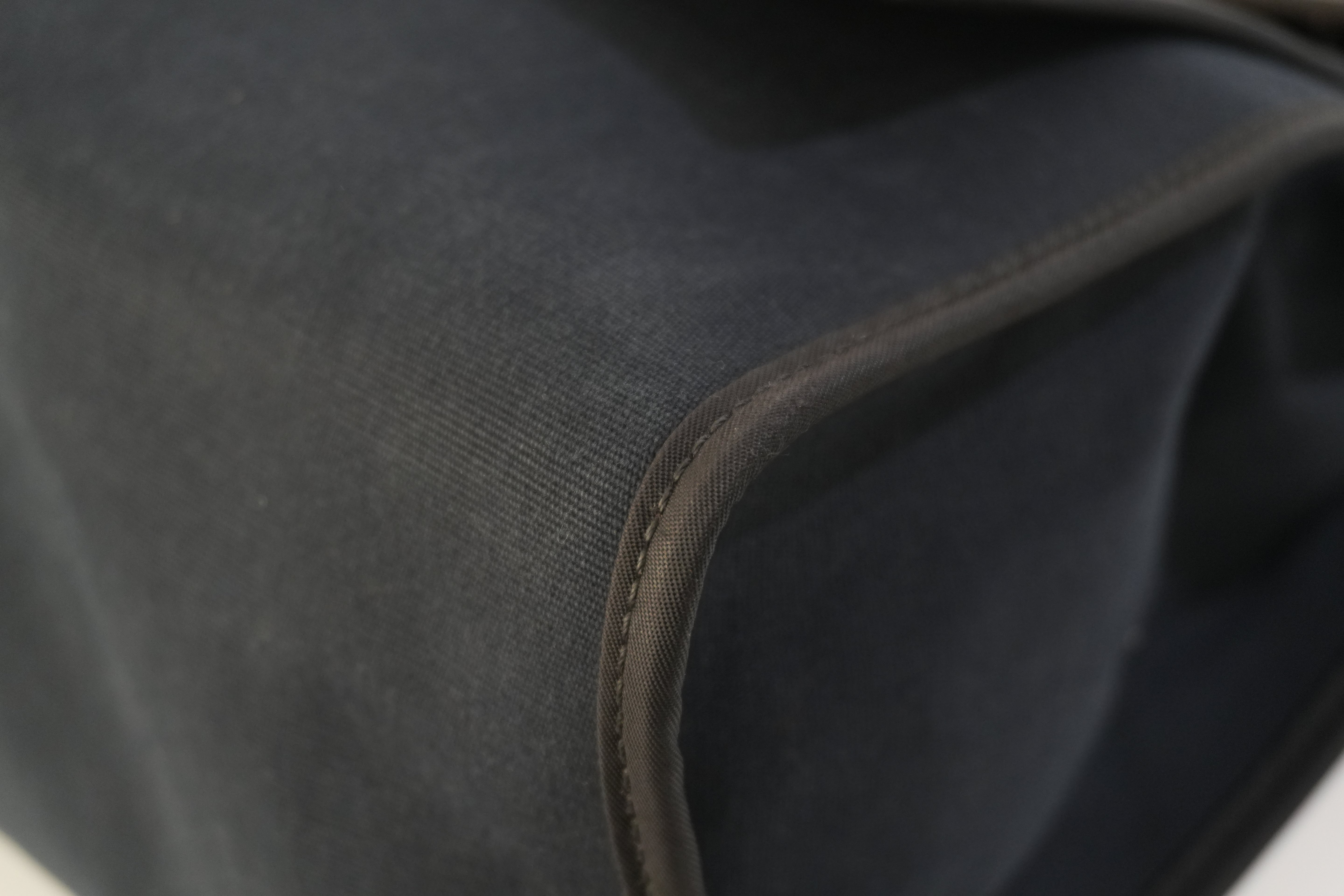 Pre-owned Hermes Canvas Herzip Tote Bag Black