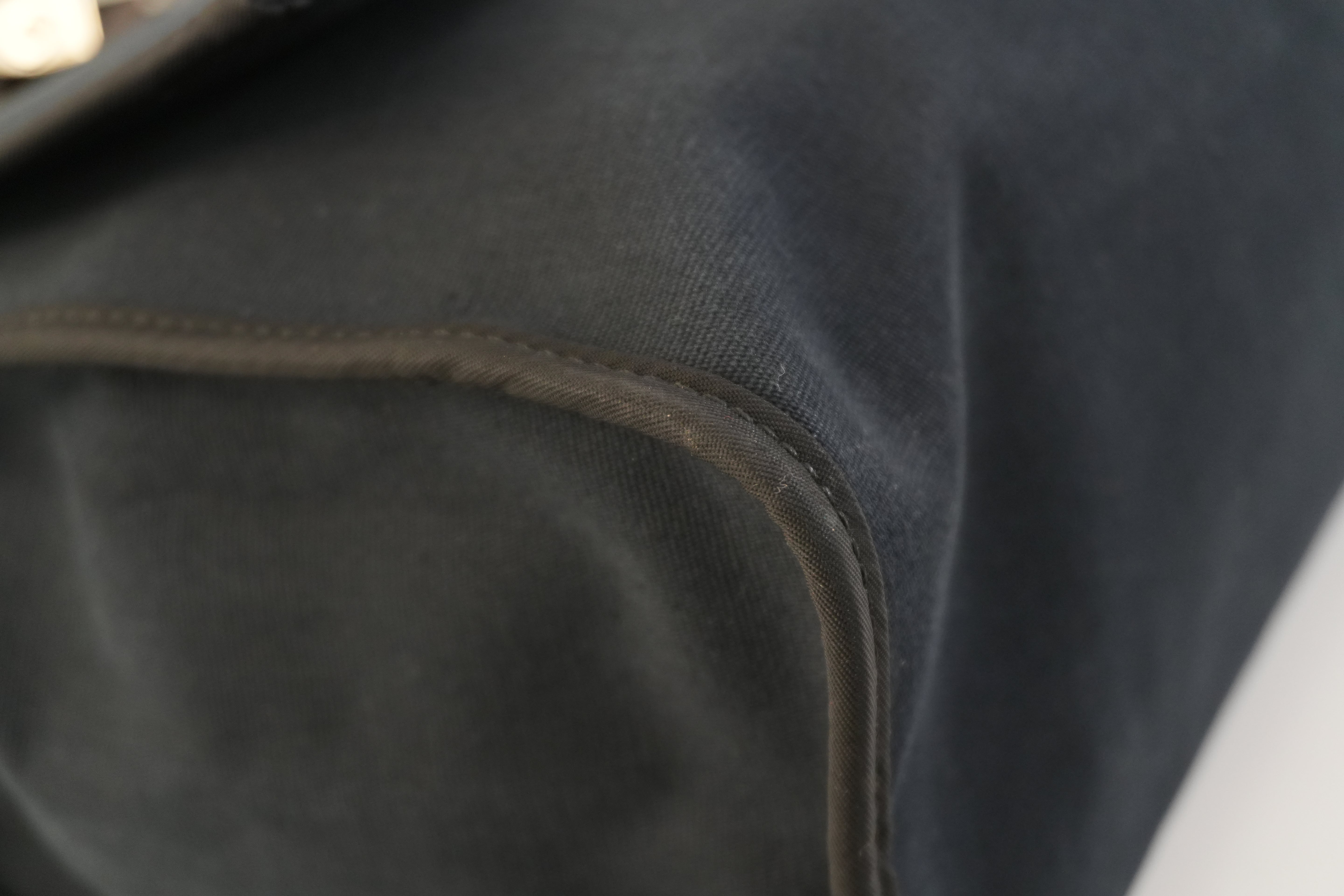 Pre-owned Hermes Canvas Herzip Tote Bag Black