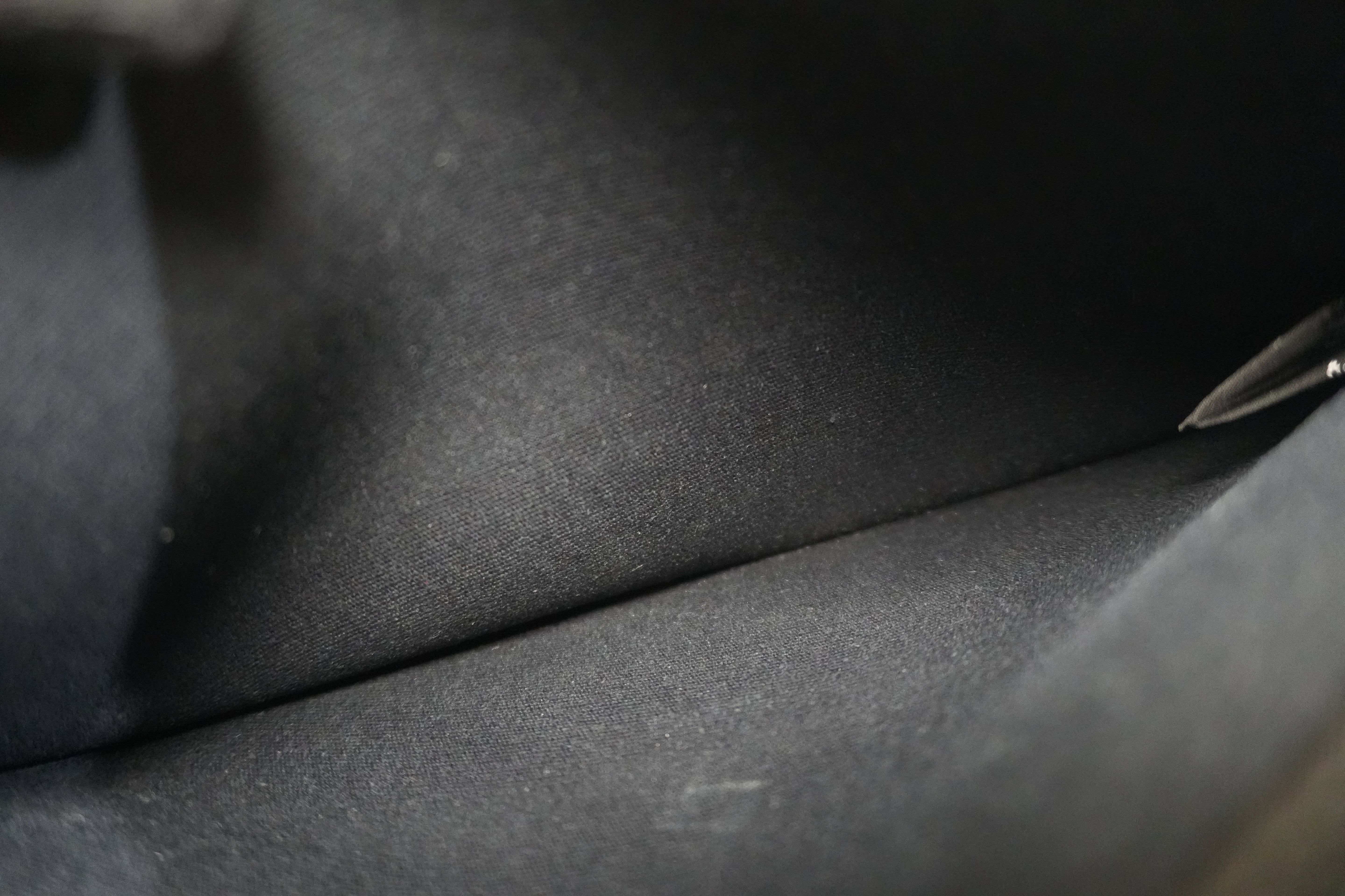 Pre-owned Hermes Canvas Herzip Tote Bag Black