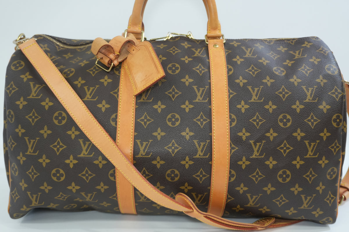 Pre-Owned Louis Vuitton Keepall Bandouliere 50 Travel Bag