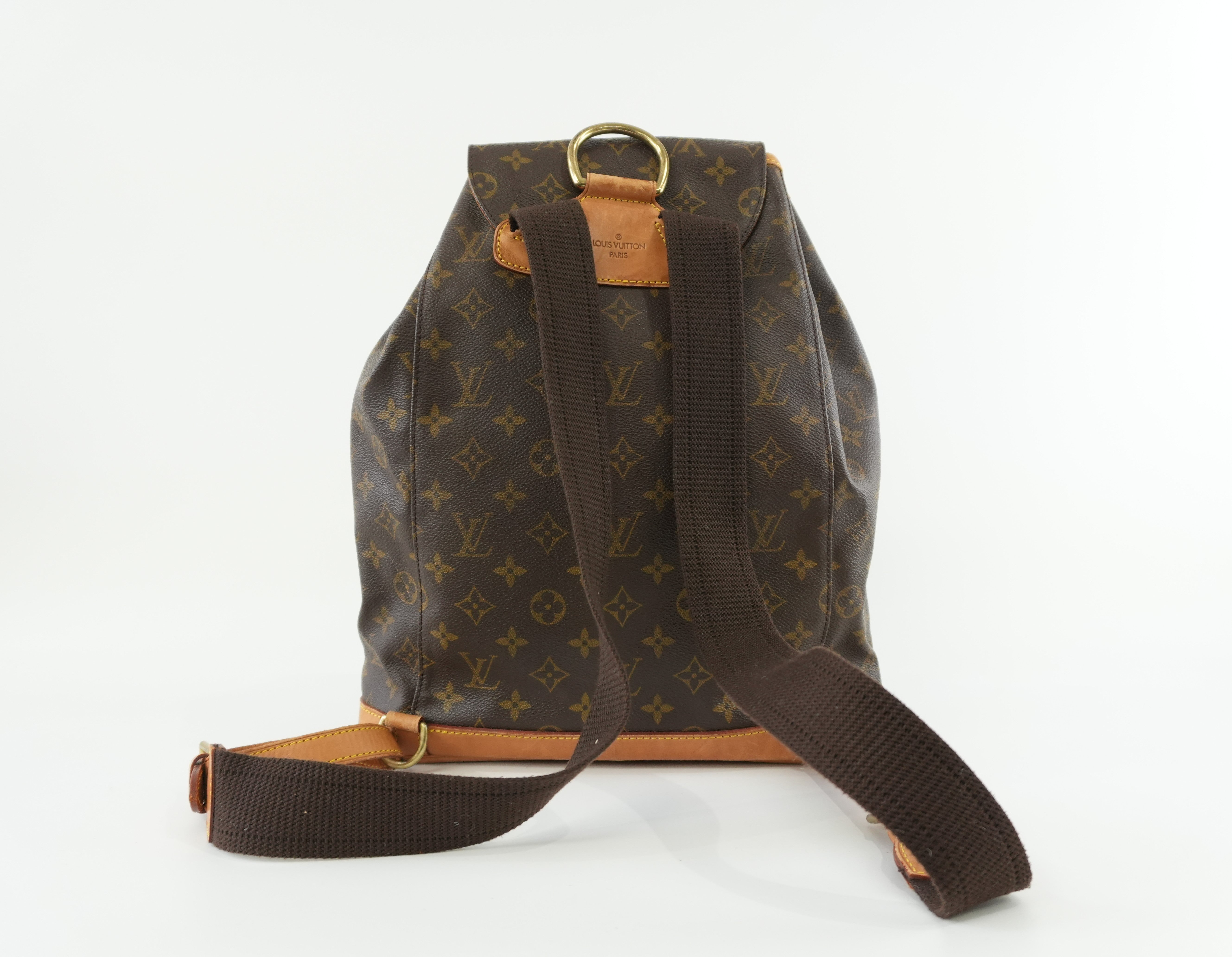 Louis Vuitton Monogram Montsouris GM Backpack Used