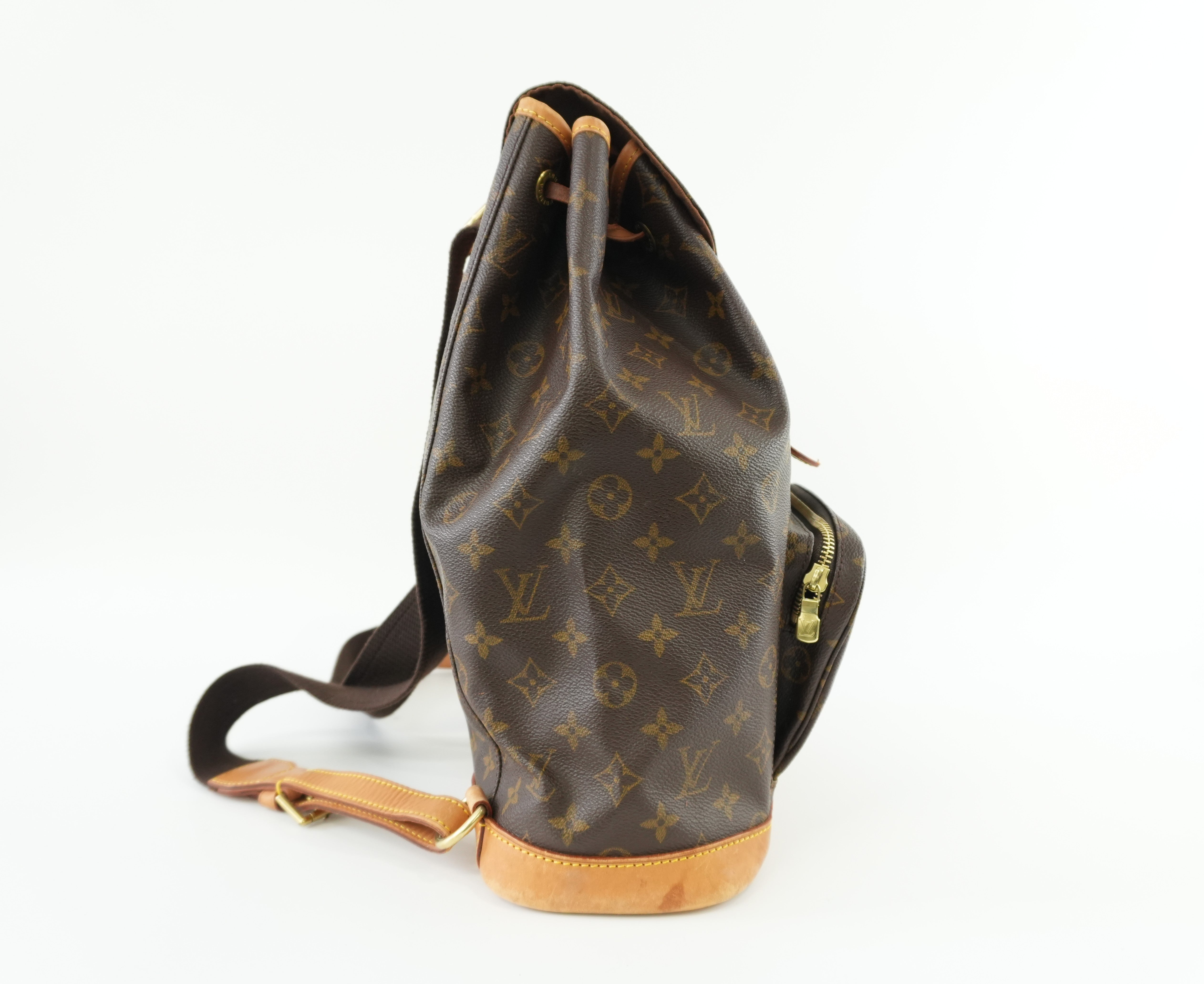 Louis Vuitton Monogram Montsouris GM Backpack Used