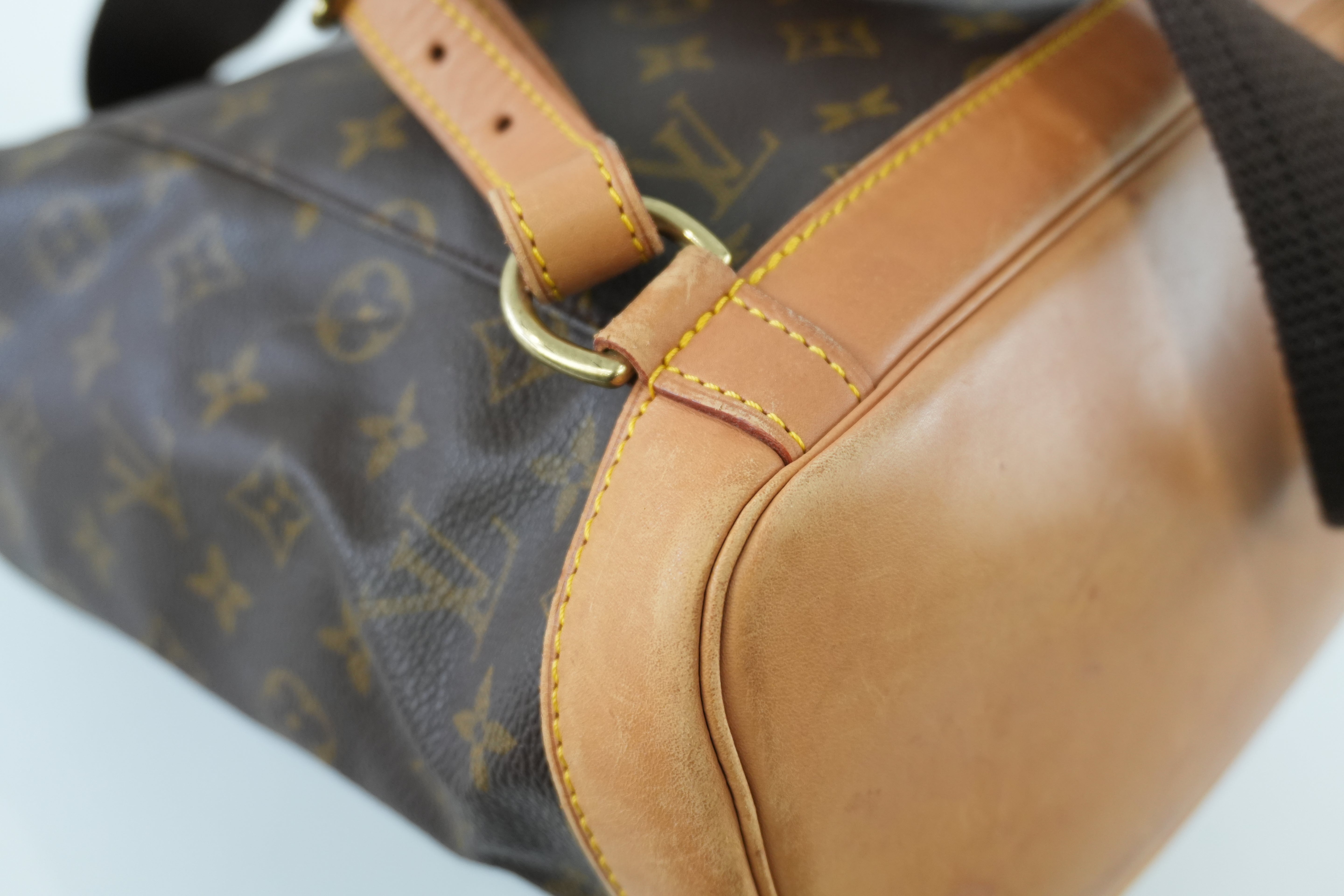 Louis Vuitton Monogram Montsouris GM Backpack Used