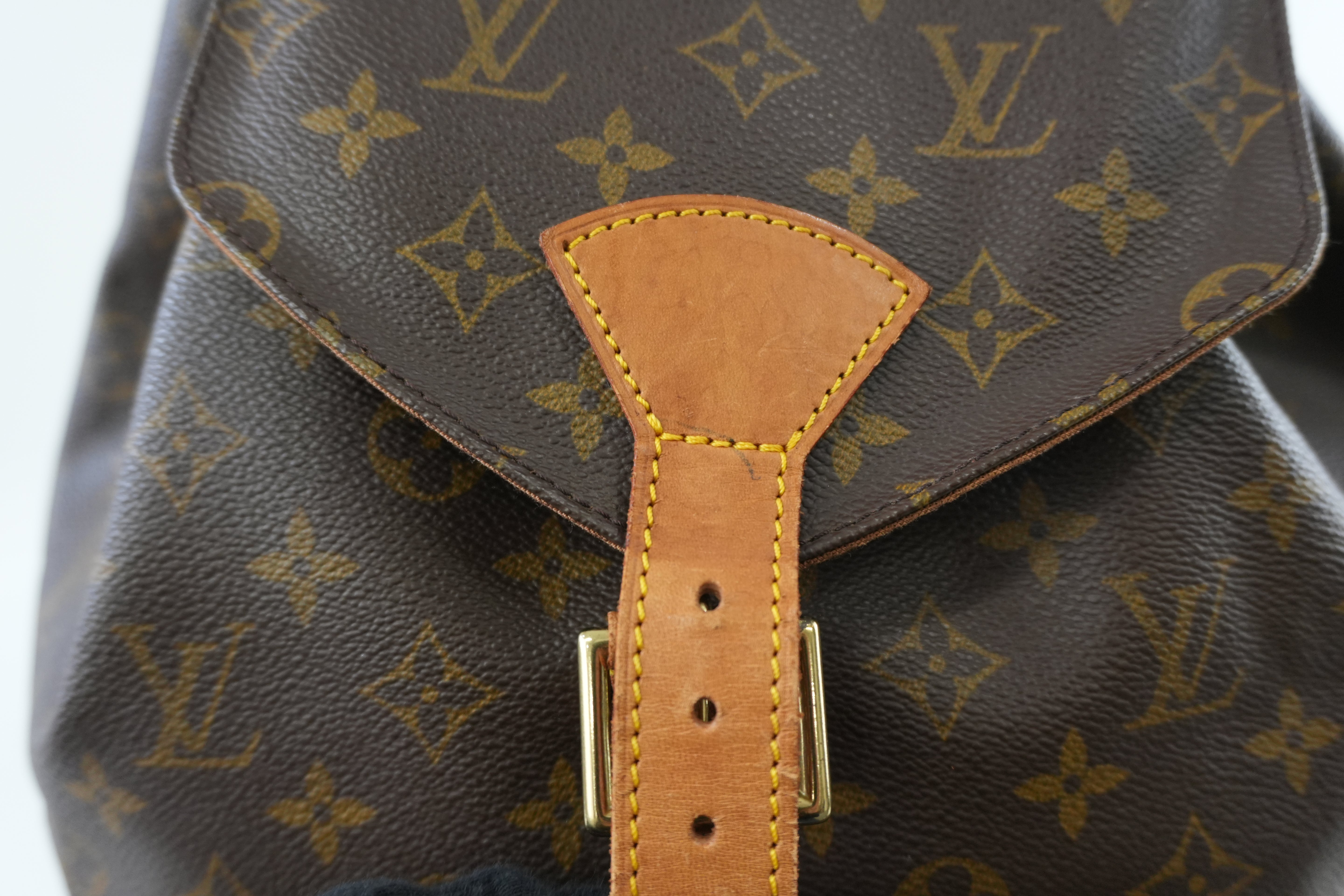 Louis Vuitton Monogram Montsouris GM Backpack Used