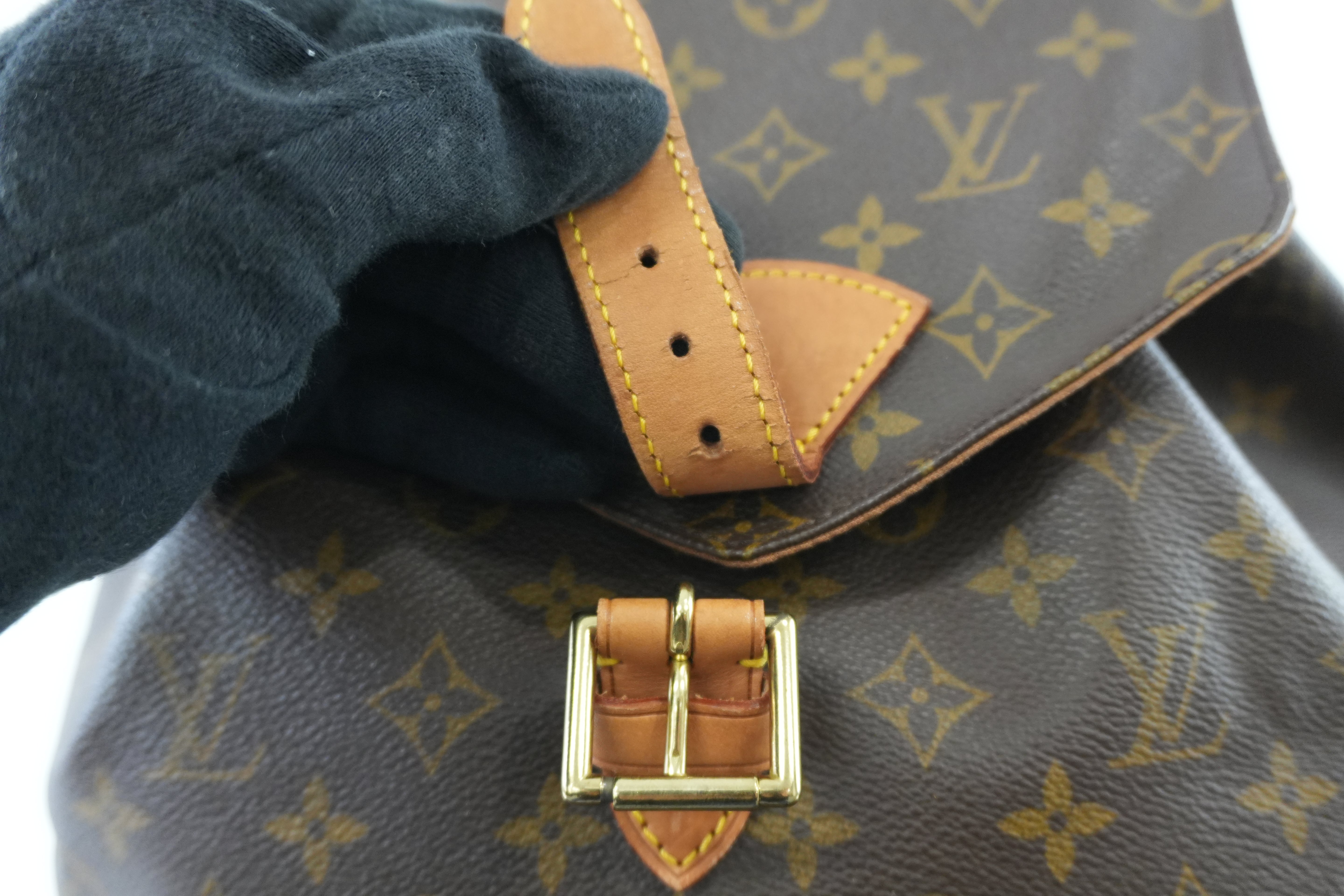 Louis Vuitton Monogram Montsouris GM Backpack Used
