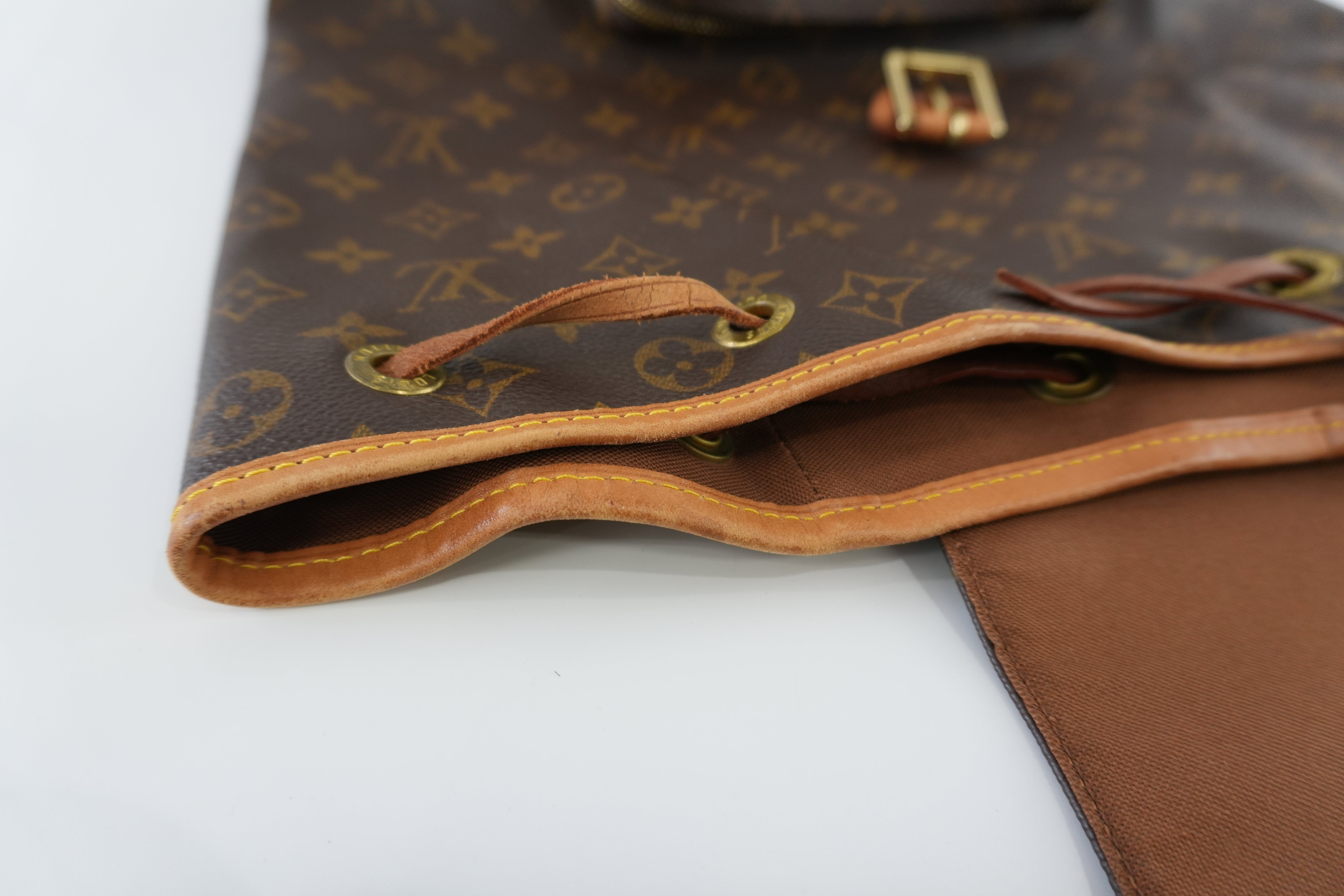 Louis Vuitton Monogram Montsouris GM Backpack Used