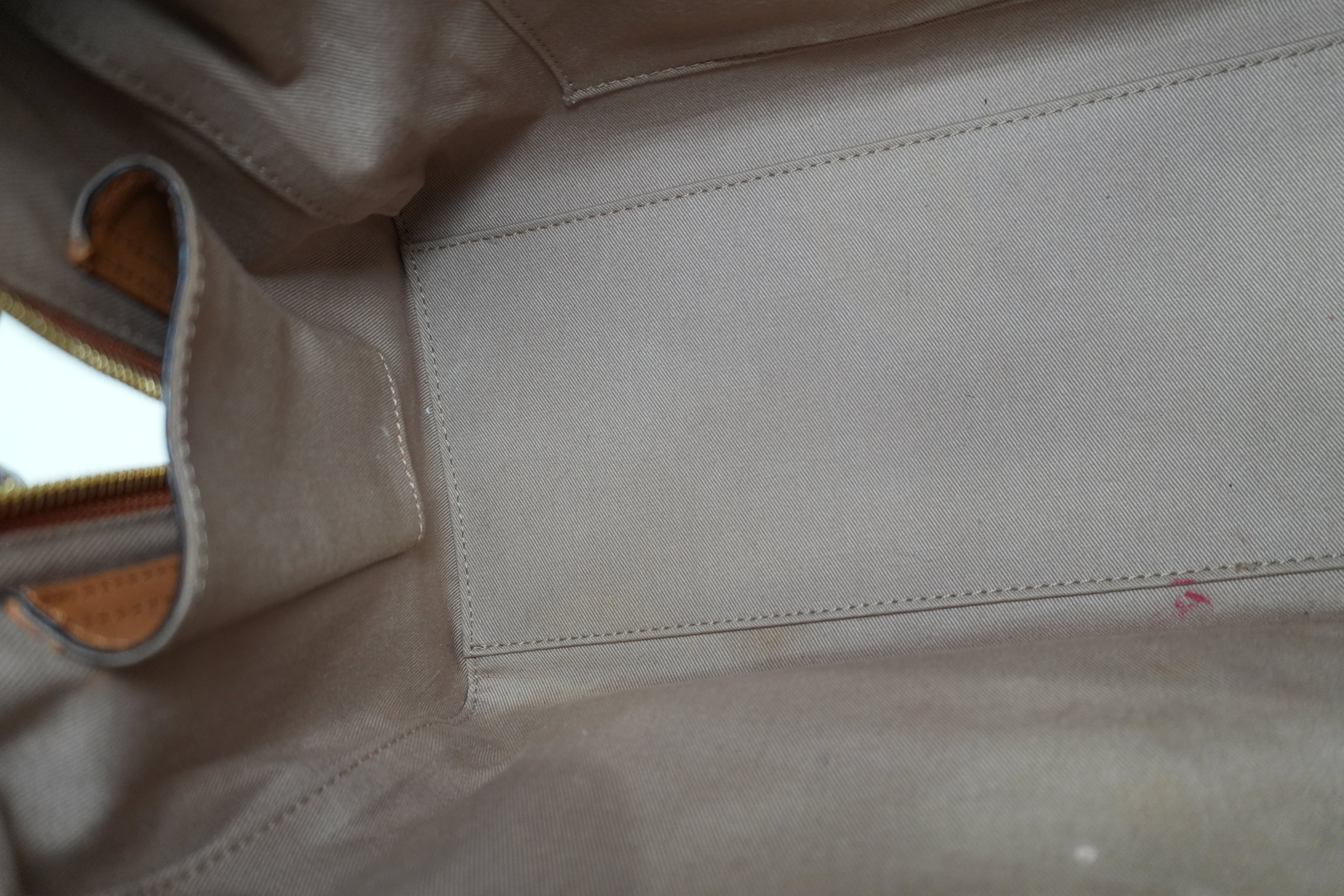 Pre-owned MCM Orchid Floral Two Way Visetos Mini Boston Cognac