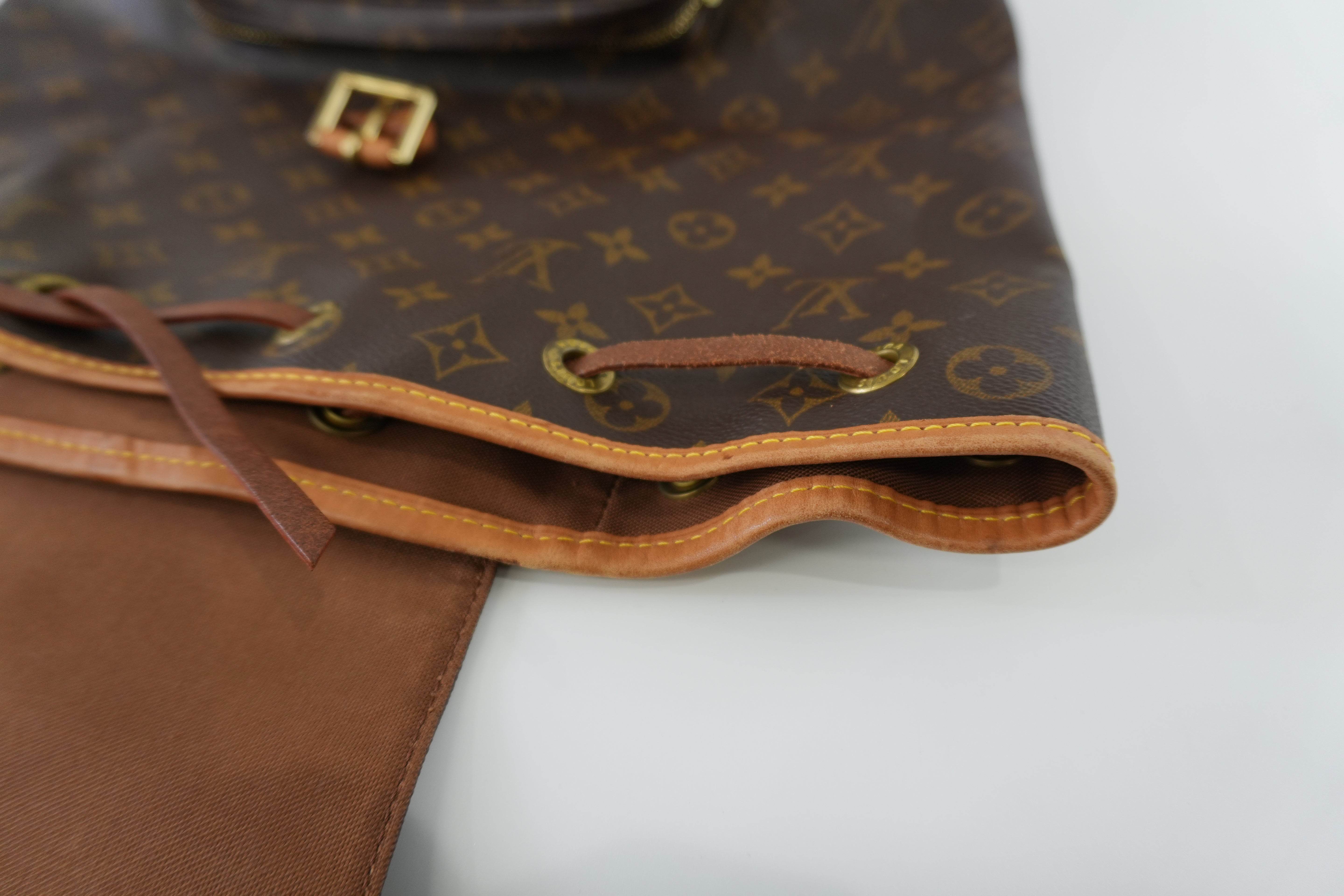 Louis Vuitton Monogram Montsouris GM Backpack Used