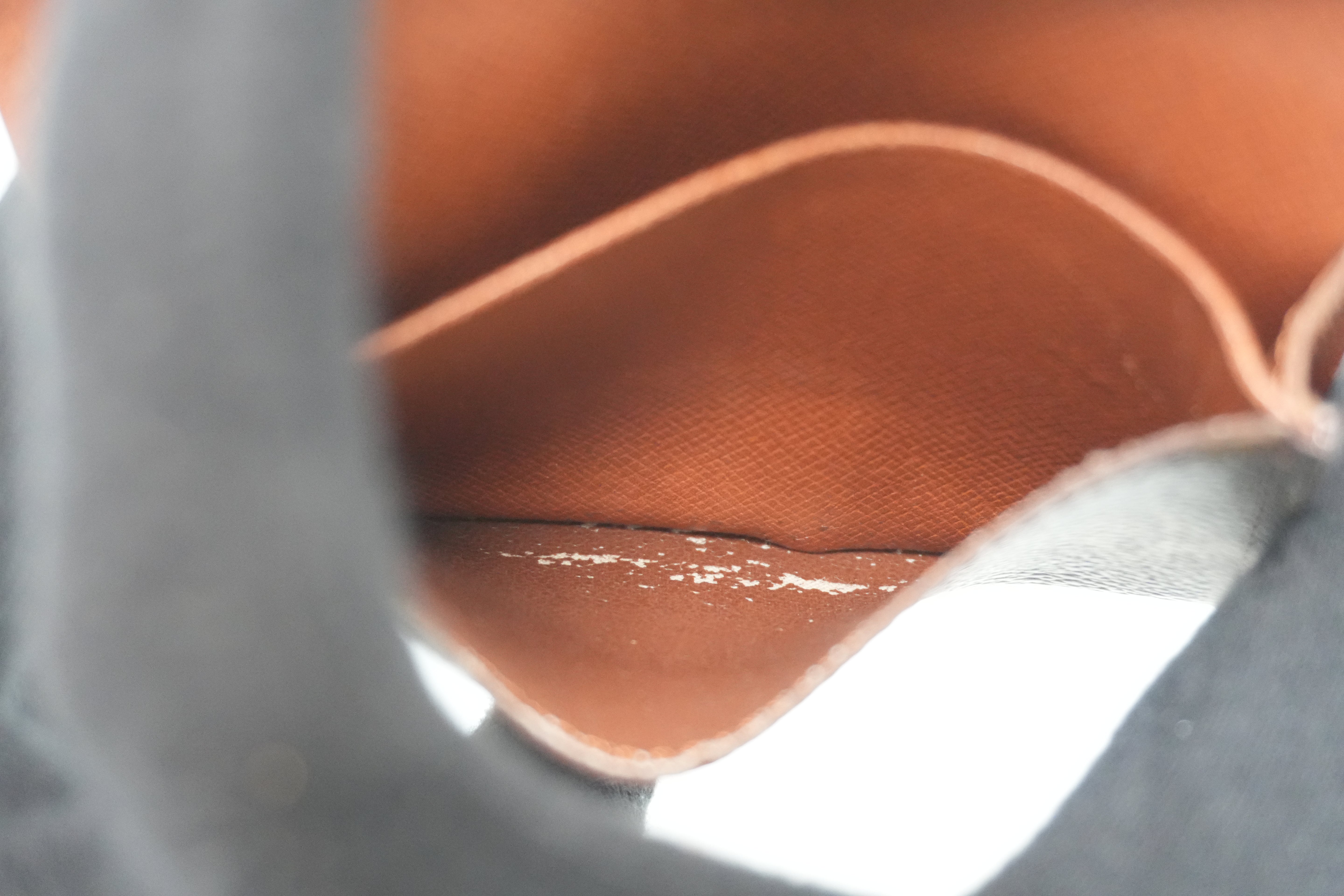 Louis Vuitton Monogram Card Case Used