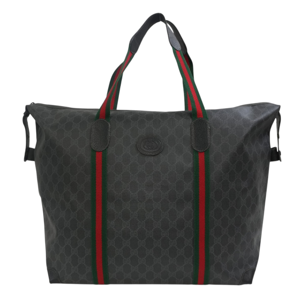 Pre-Owned Gucci Ophidia Travel Tote Bag Black