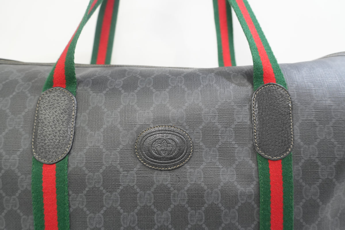 Pre-Owned Gucci Ophidia Travel Tote Bag Black