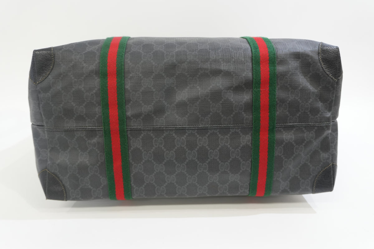 Pre-Owned Gucci Ophidia Travel Tote Bag Black