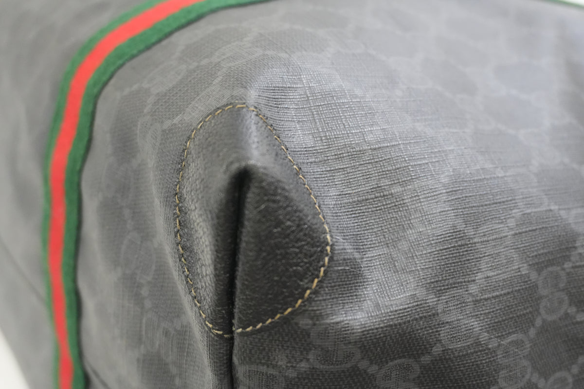 Pre-Owned Gucci Ophidia Travel Tote Bag Black