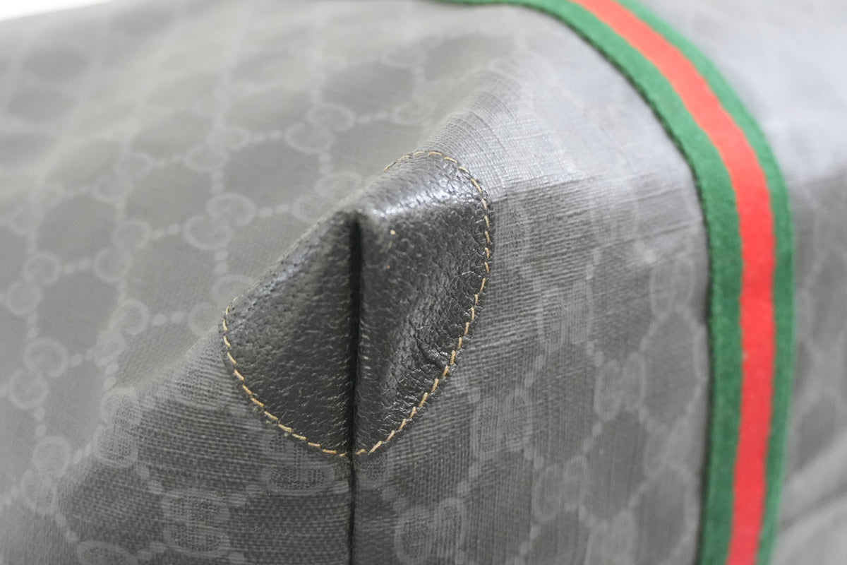 Pre-Owned Gucci Ophidia Travel Tote Bag Black