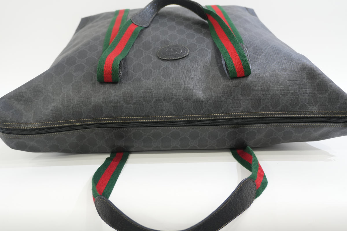 Pre-Owned Gucci Ophidia Travel Tote Bag Black
