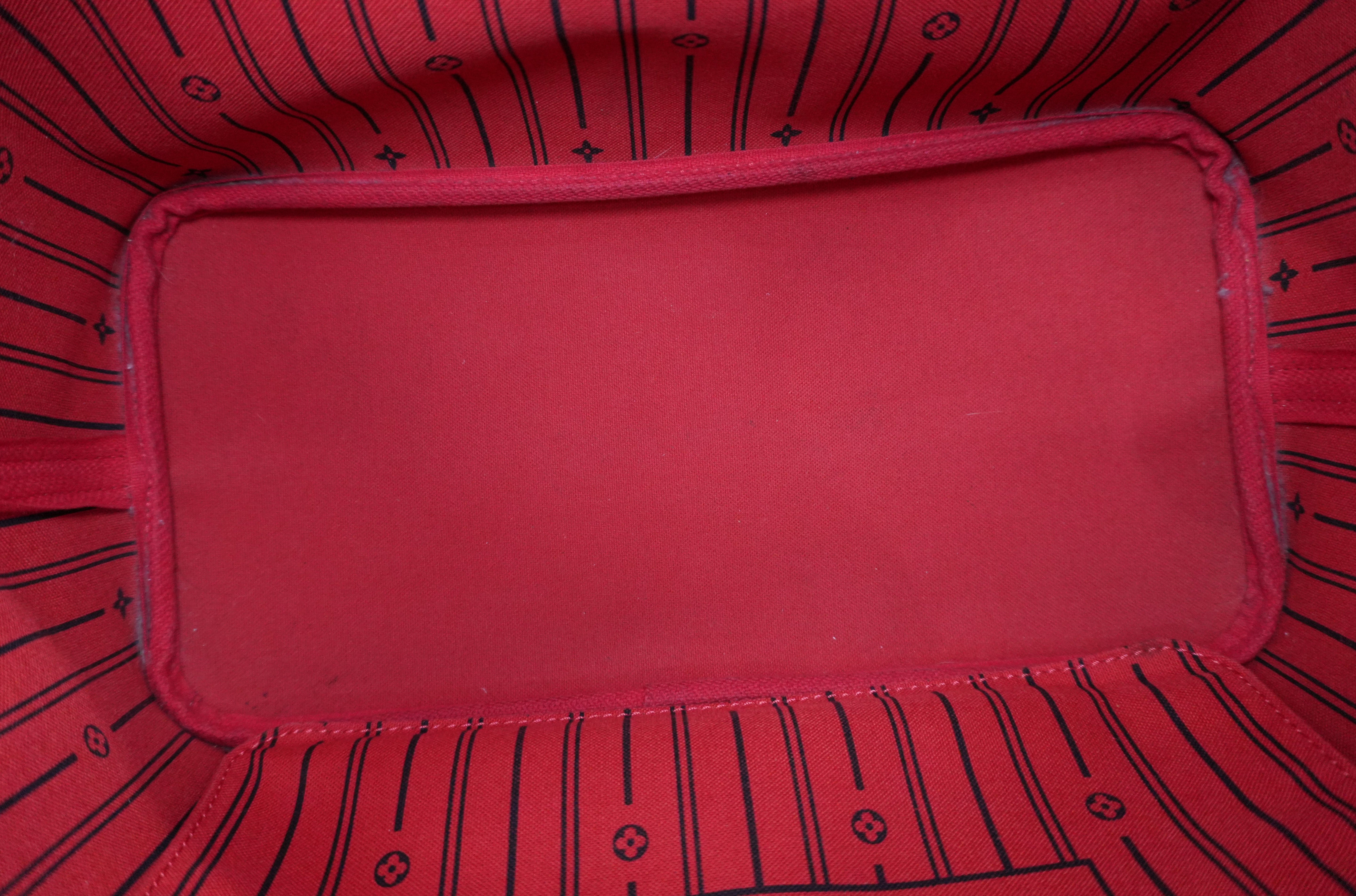 Louis Vuitton Damier Ebene Neverfull MM Shoulder Tote Used