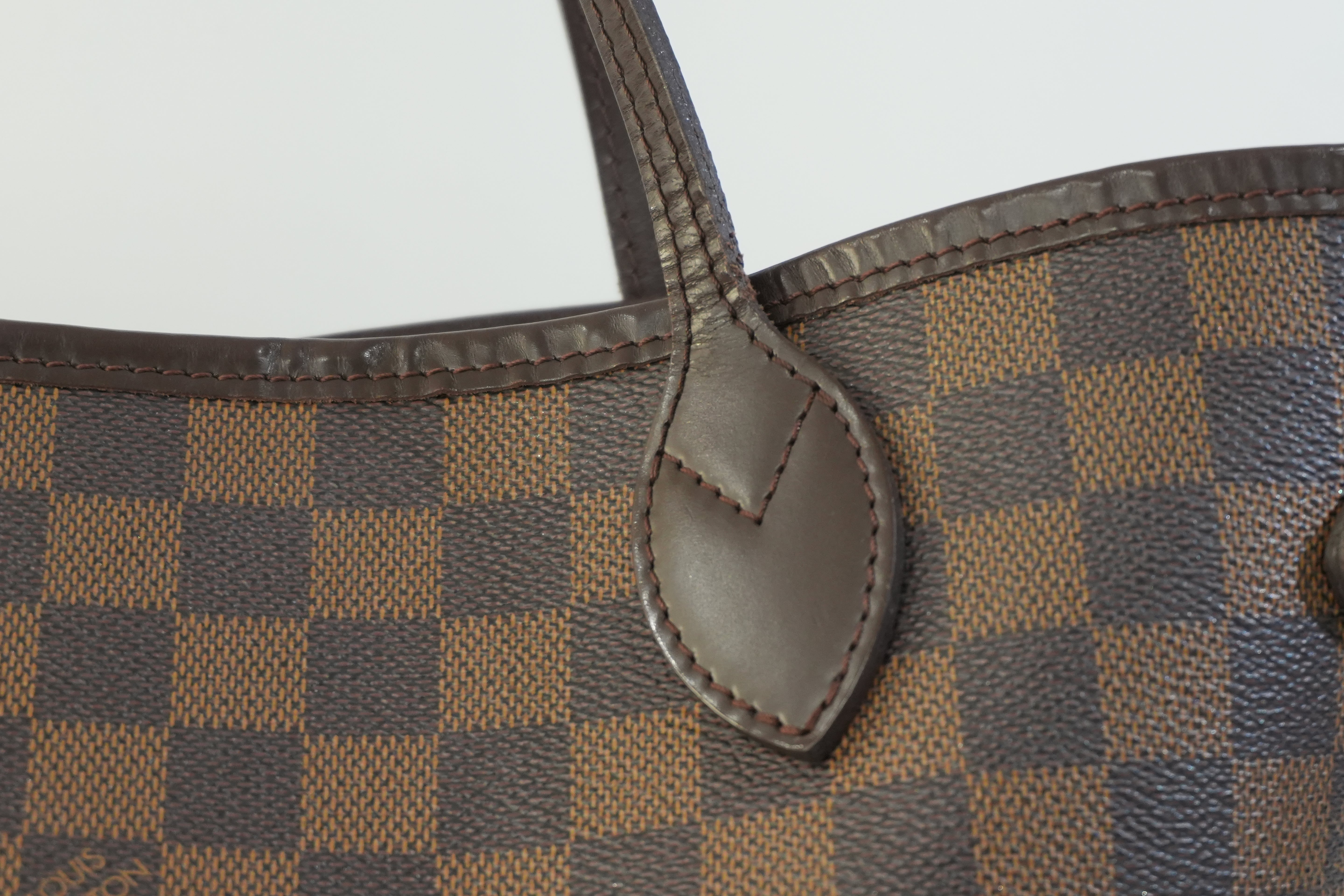 Pre-owned Louis Vuitton Damier Ebene Neverfull MM Tote Bag