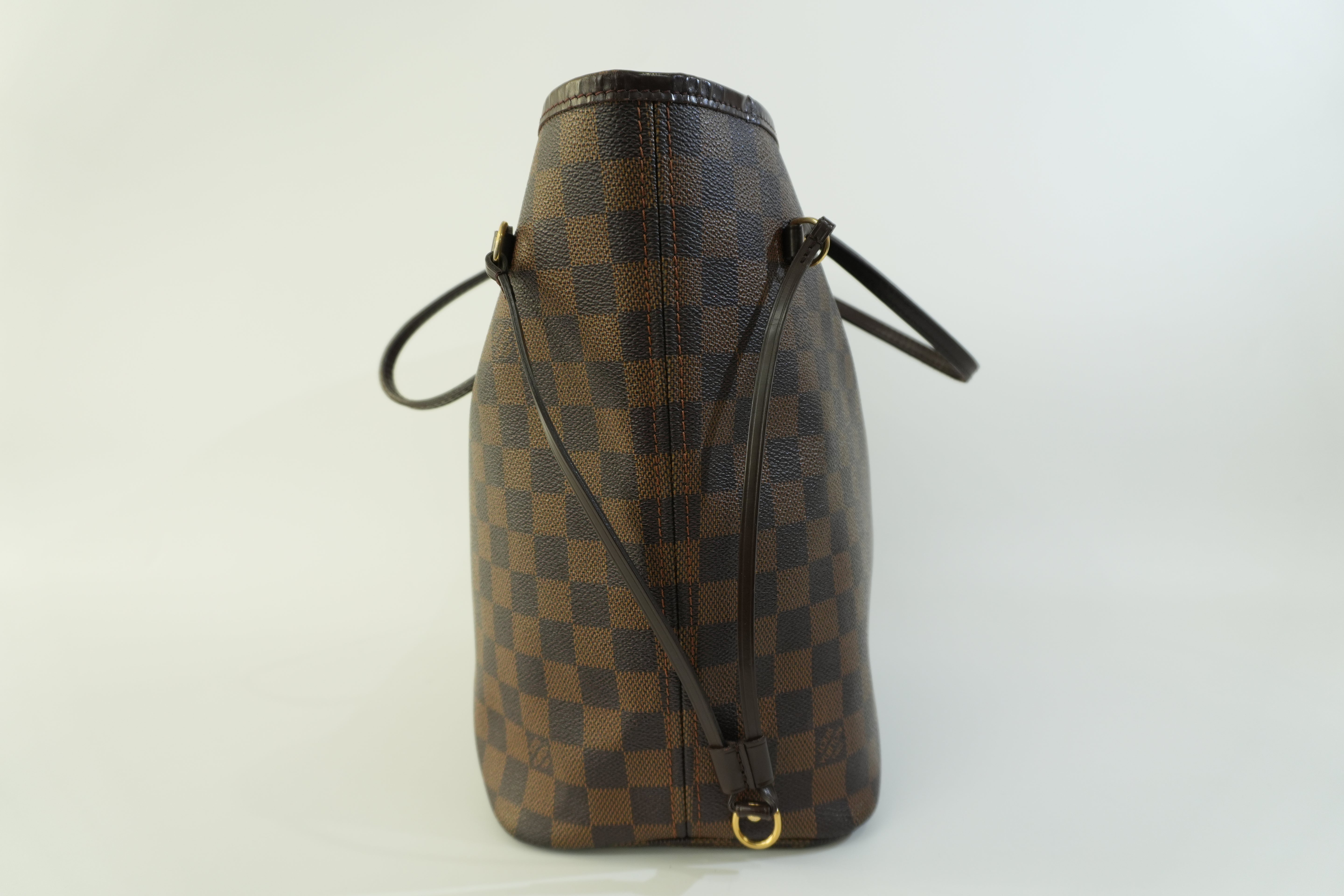 Pre-owned Louis Vuitton Damier Ebene Neverfull MM Tote Bag
