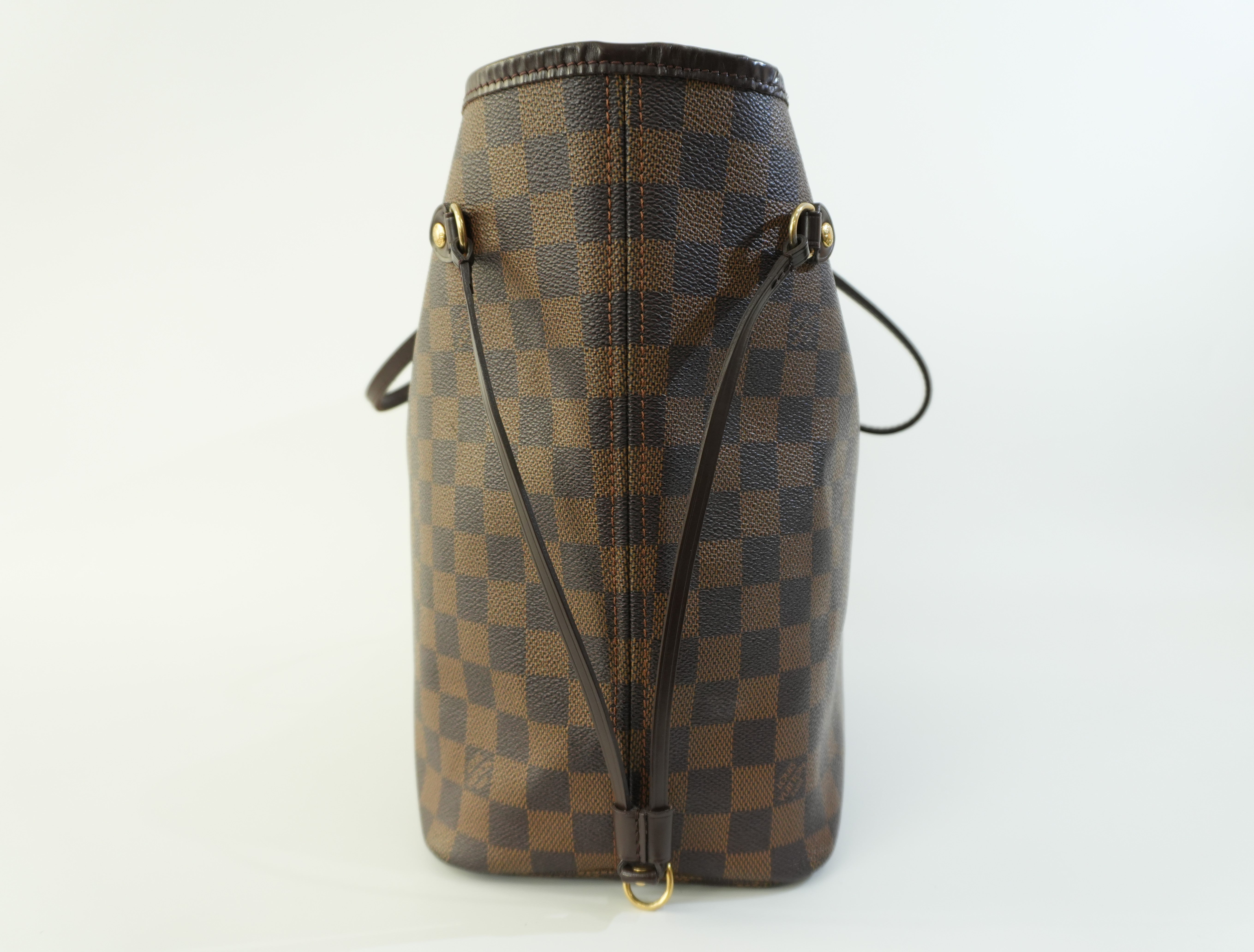 Pre-owned Louis Vuitton Damier Ebene Neverfull MM Tote Bag