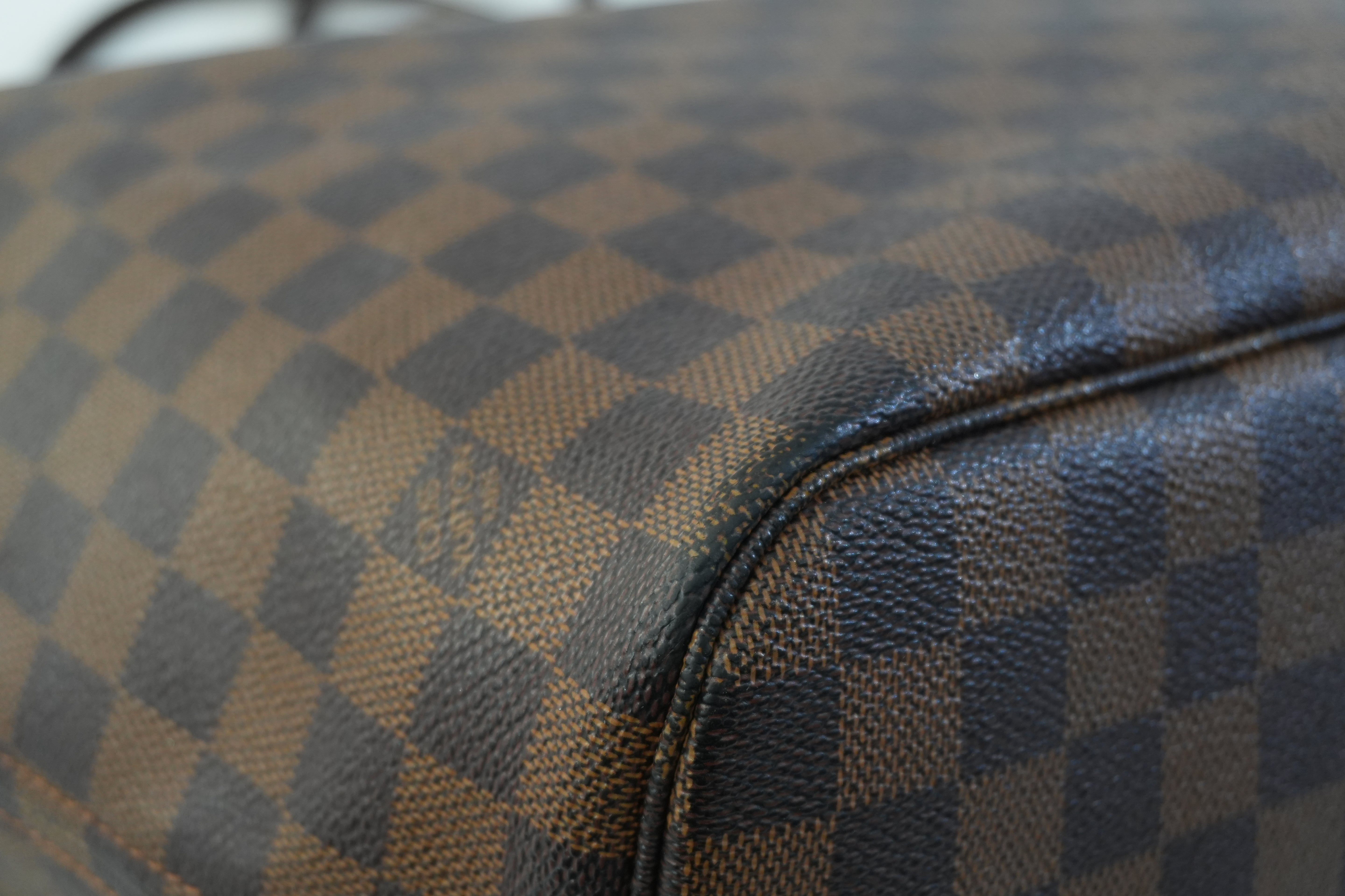 Pre-owned Louis Vuitton Damier Ebene Neverfull MM Tote Bag