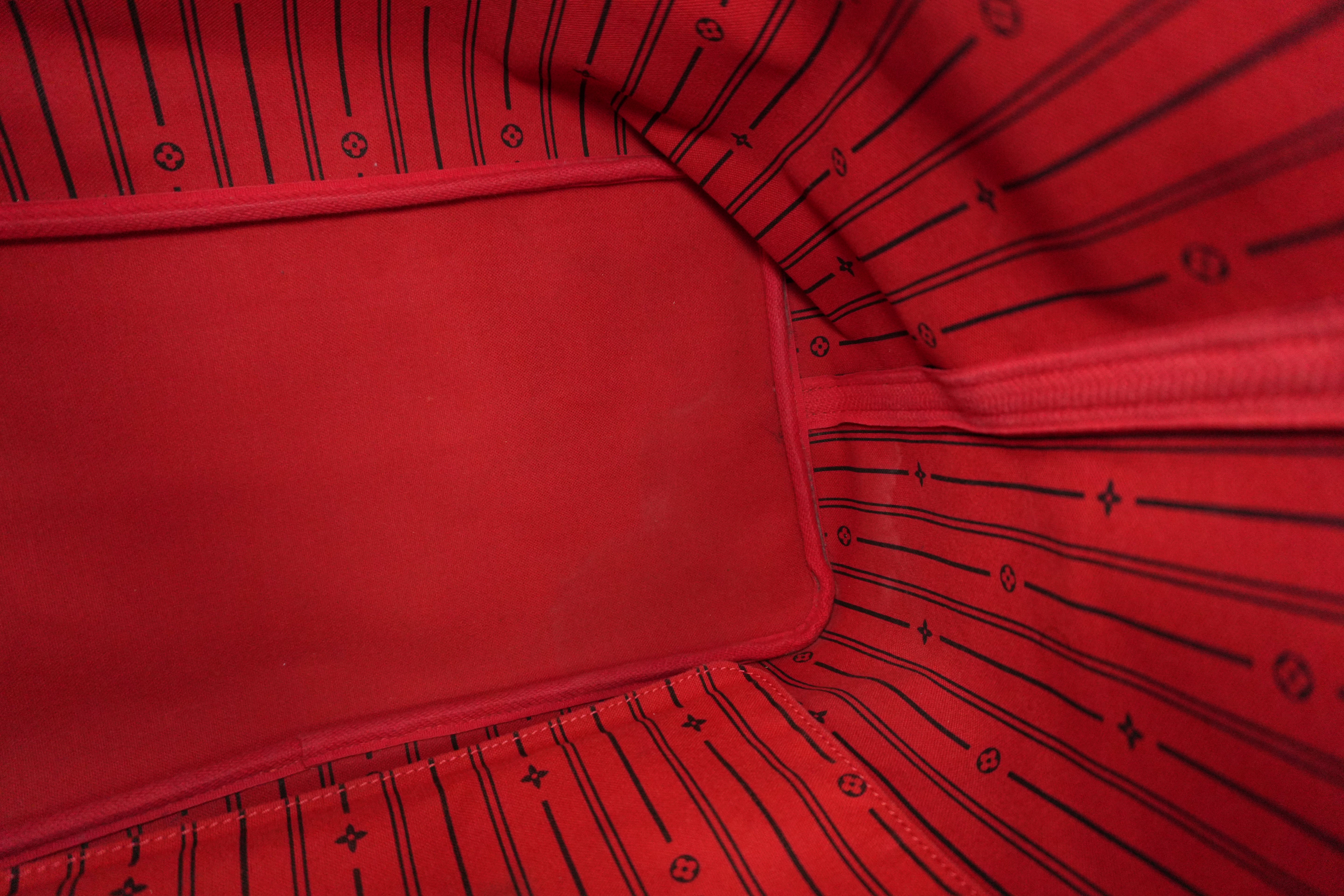 Louis Vuitton Damier Ebene Neverfull GM Shoulder Bag Used