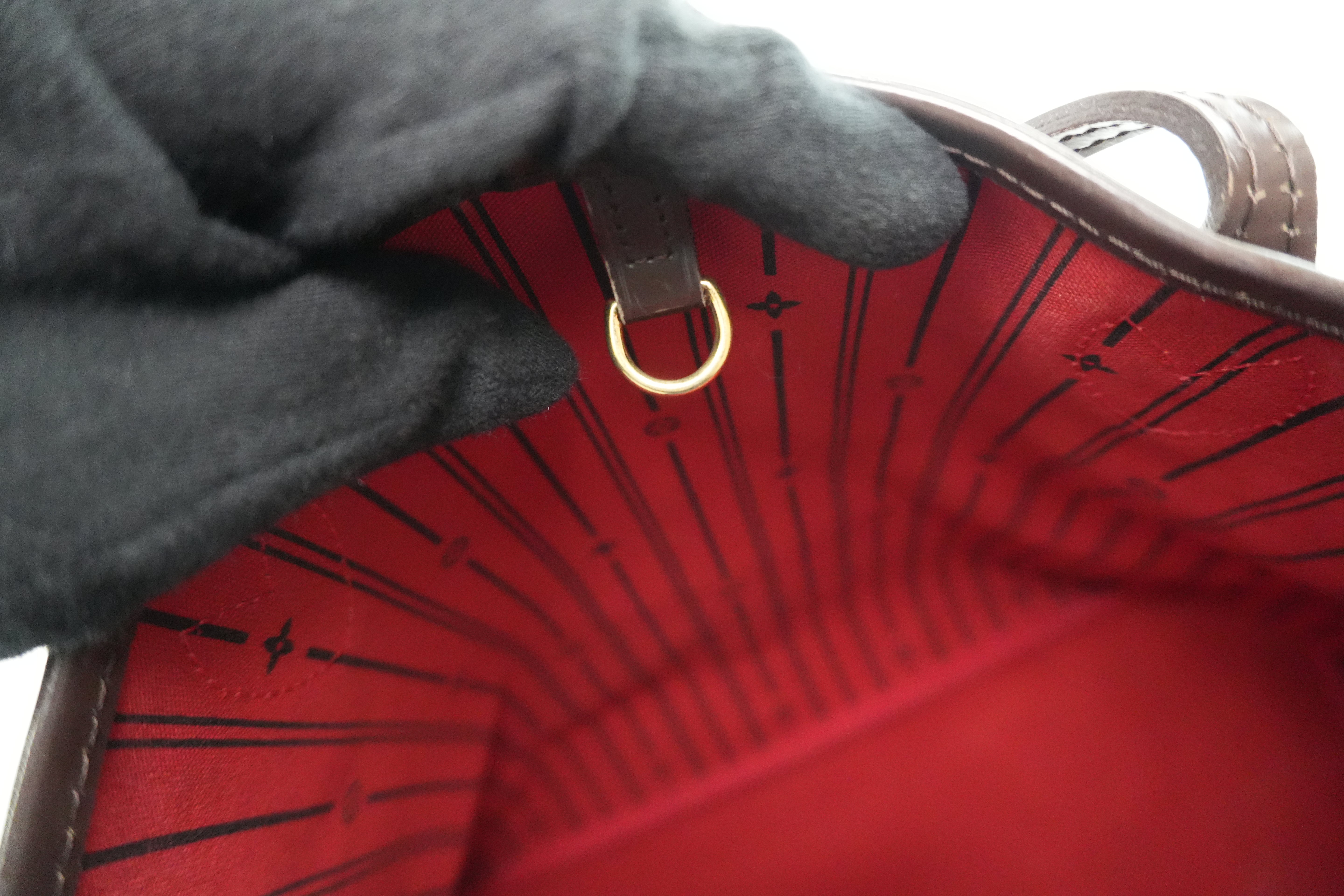 Louis Vuitton Damier Ebene Neverfull GM Shoulder Bag Used