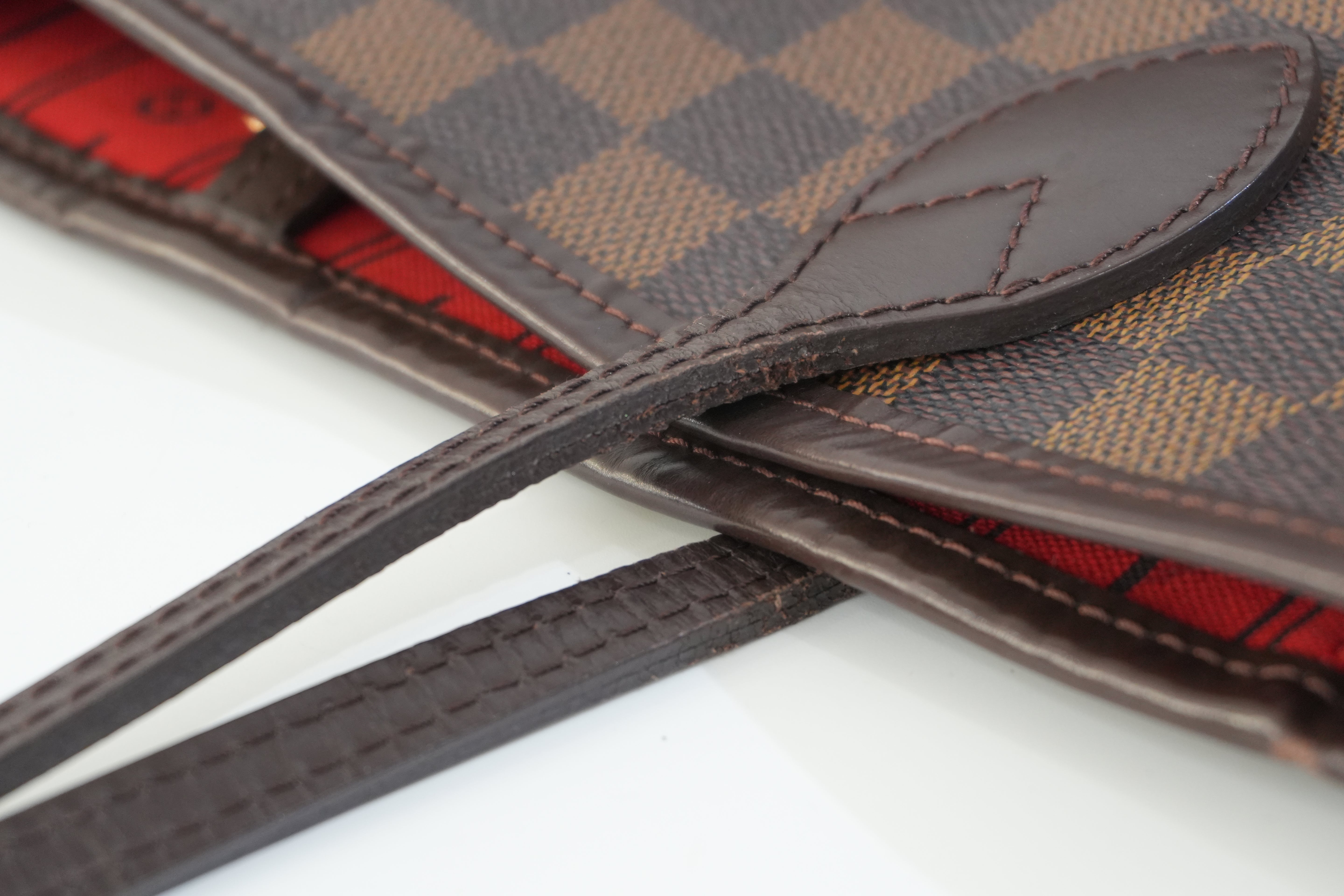 Pre-owned Louis Vuitton Damier Ebene Neverfull MM Tote Bag