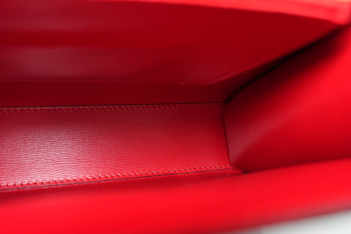 Pre-Owned Louis Vuitton Epi Malesherbe Handbag Red