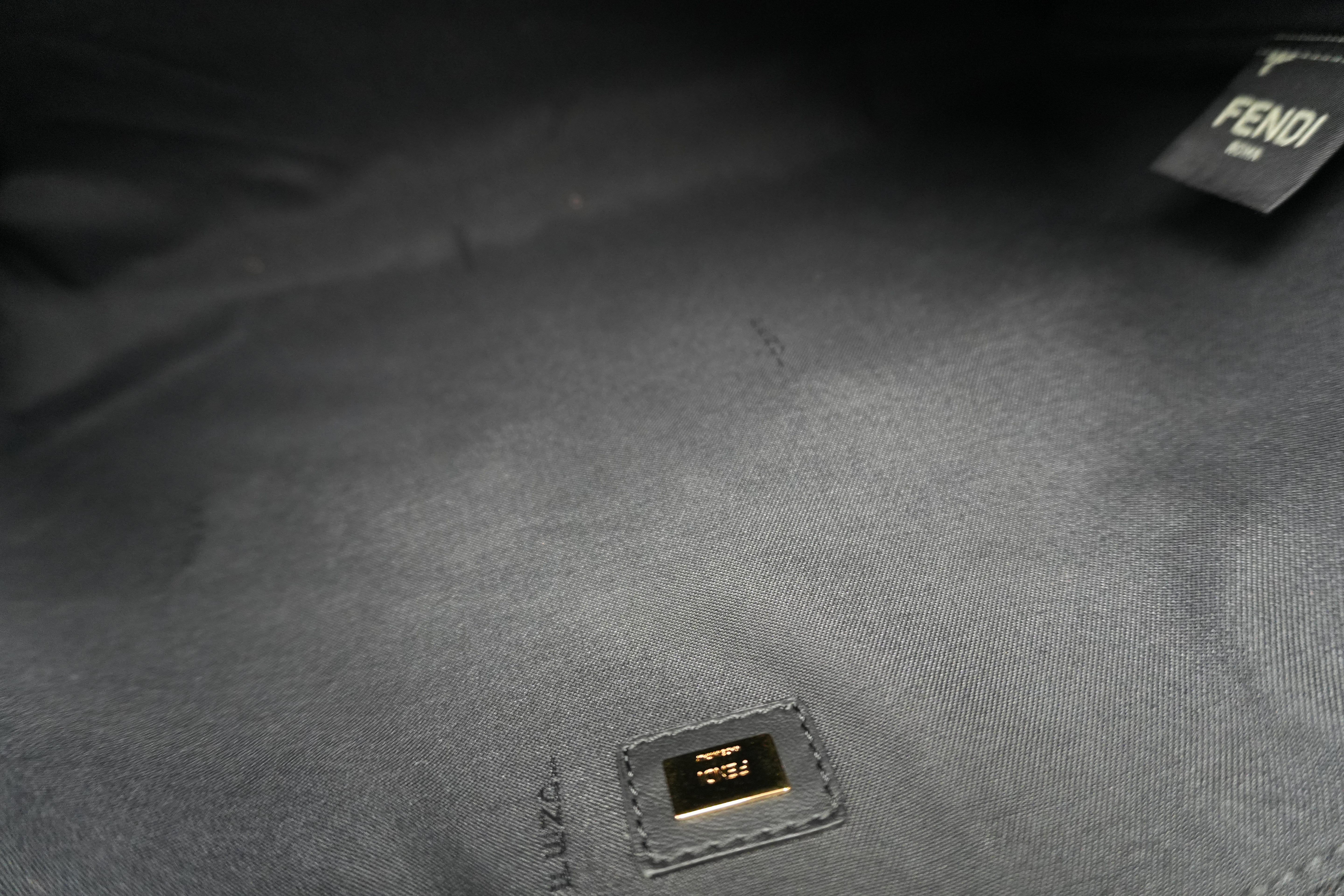 Fendi Clutch Bag Pink Leather Used