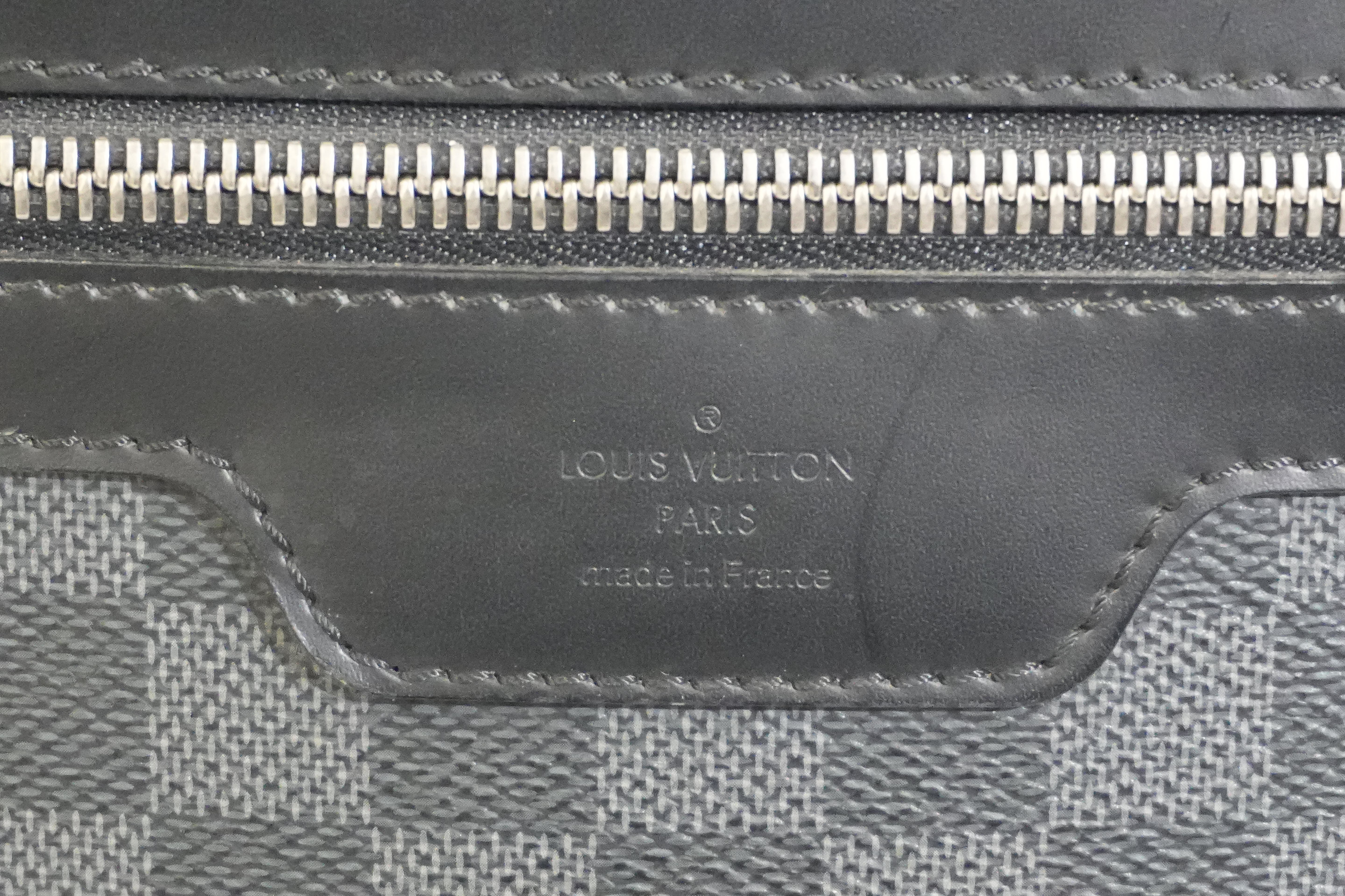 Pre-owned Louis Vuitton Damier Graphite Pilot Case Luggage