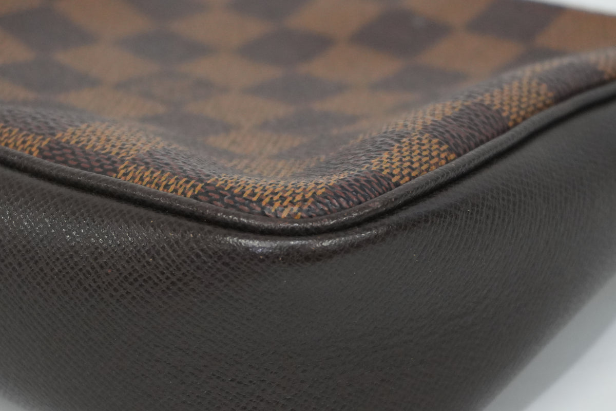 Pre-Owned Louis Vuitton Damier Ebene Trousse Makeup Pouch Handbag