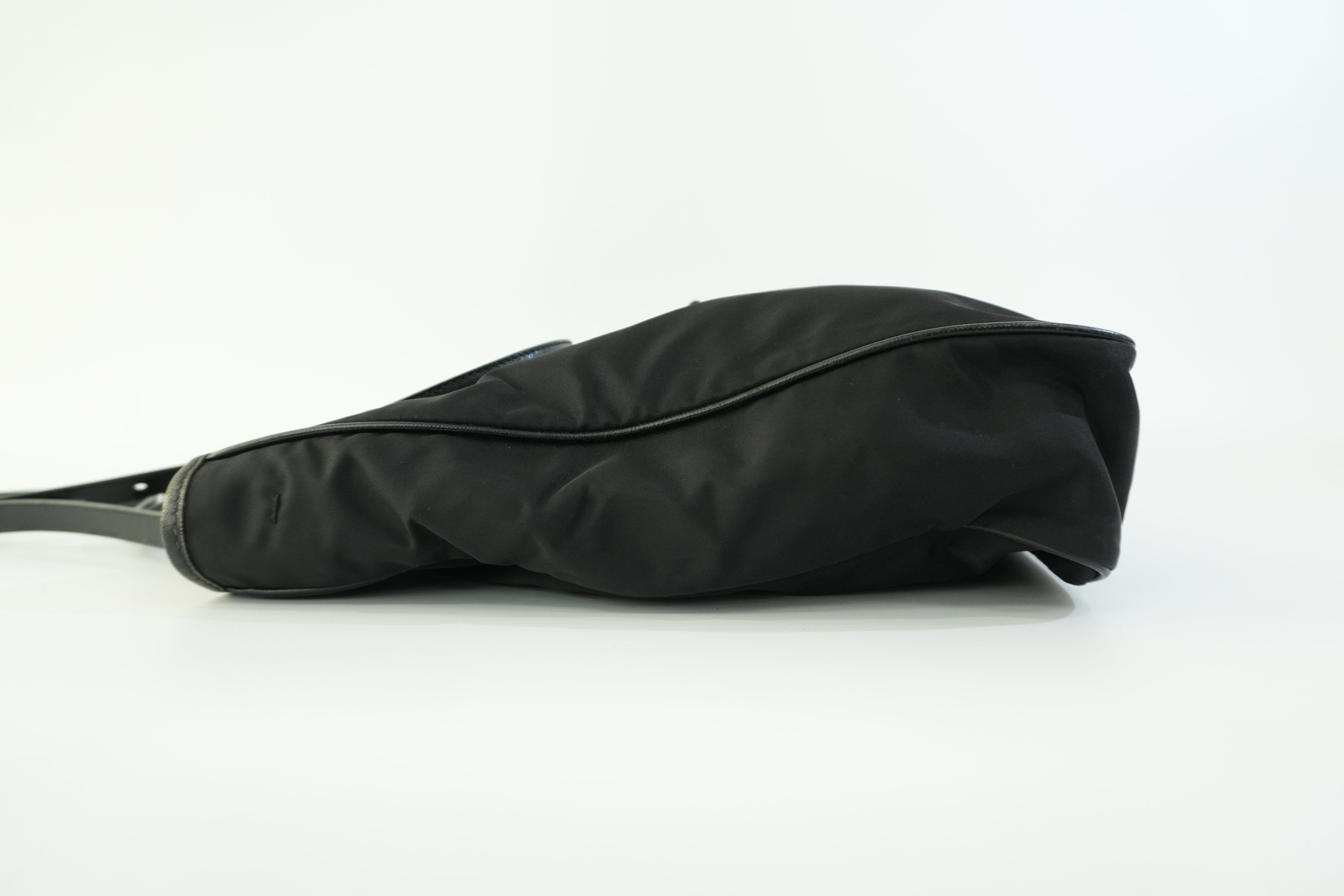 Pre-owned Prada Nylon Two Way Shoulder Bag Black