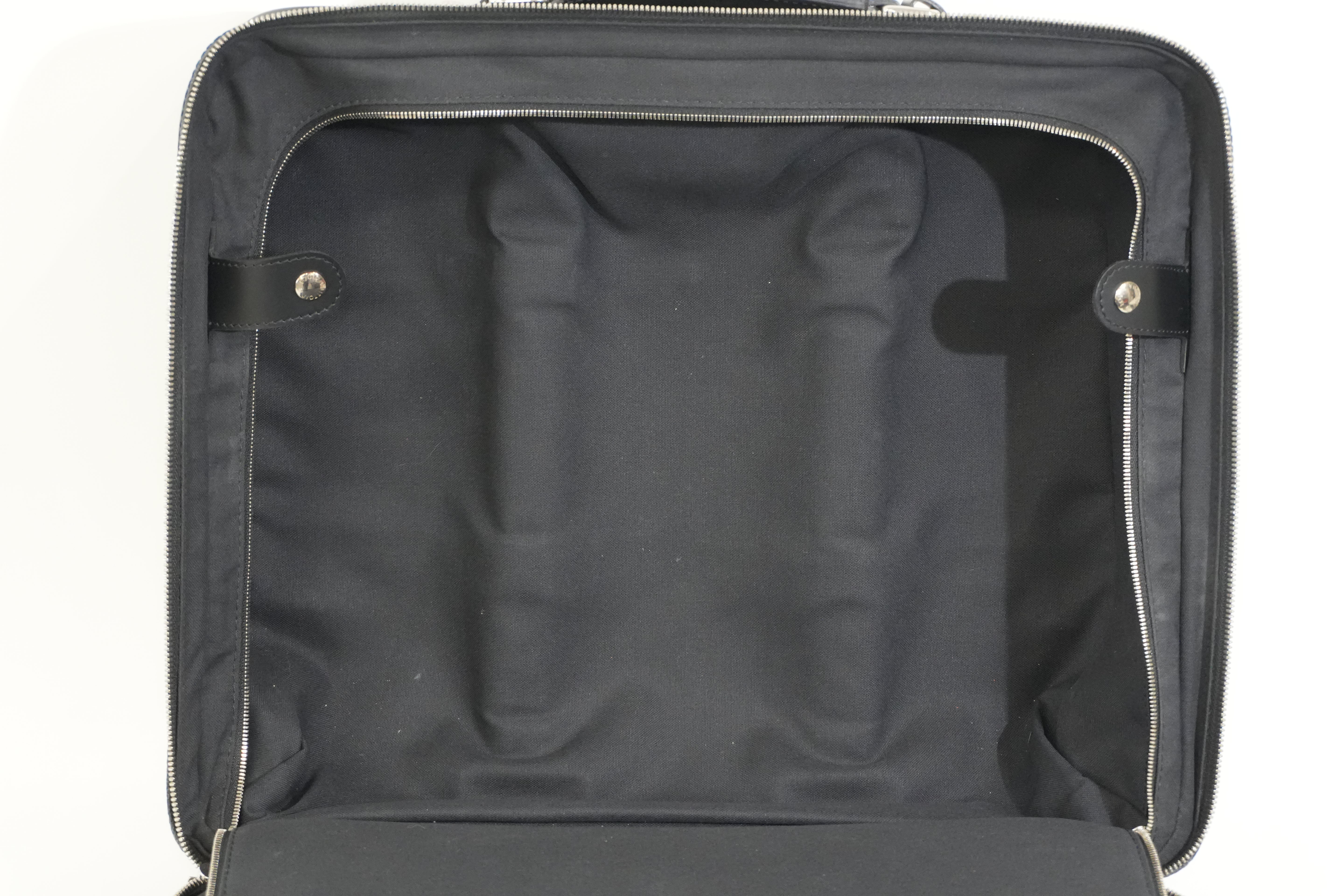 Pre-owned Louis Vuitton Damier Graphite Pilot Case Luggage