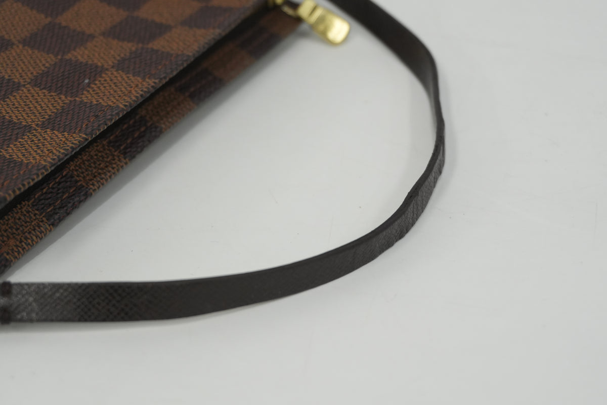 Pre-Owned Louis Vuitton Damier Ebene Trousse Makeup Pouch Handbag