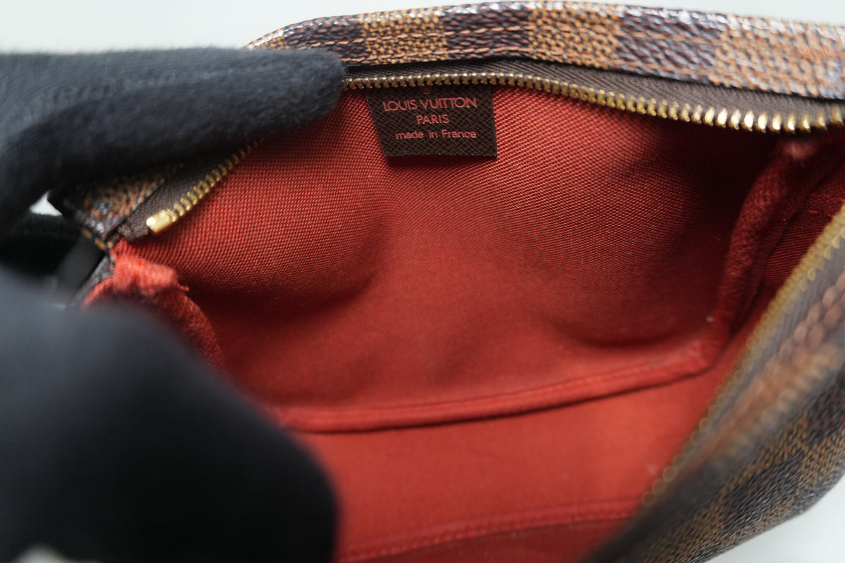 Pre-Owned Louis Vuitton Damier Ebene Trousse Makeup Pouch Handbag