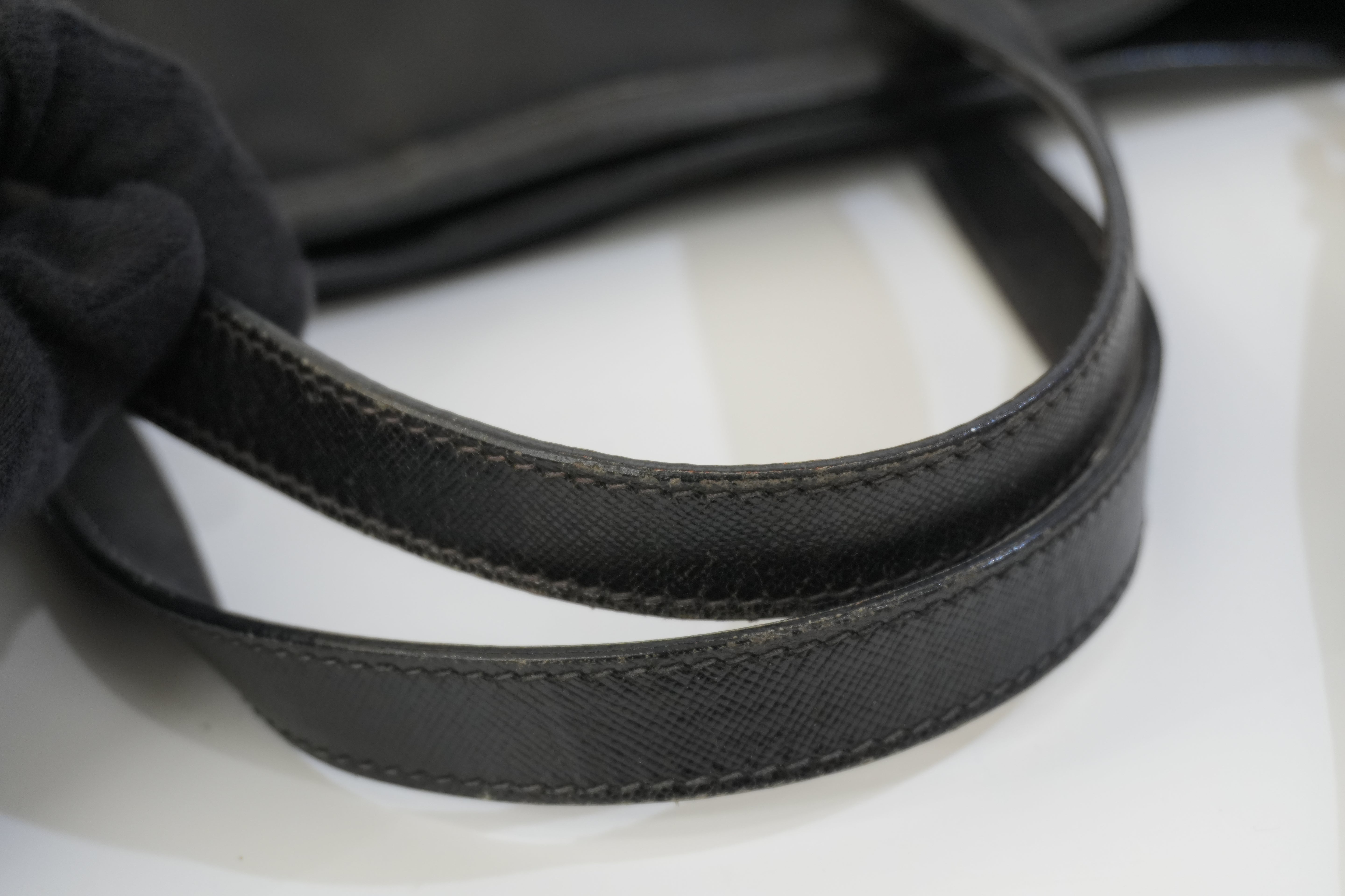 Pre-owned Prada Nylon Two Way Shoulder Bag Black