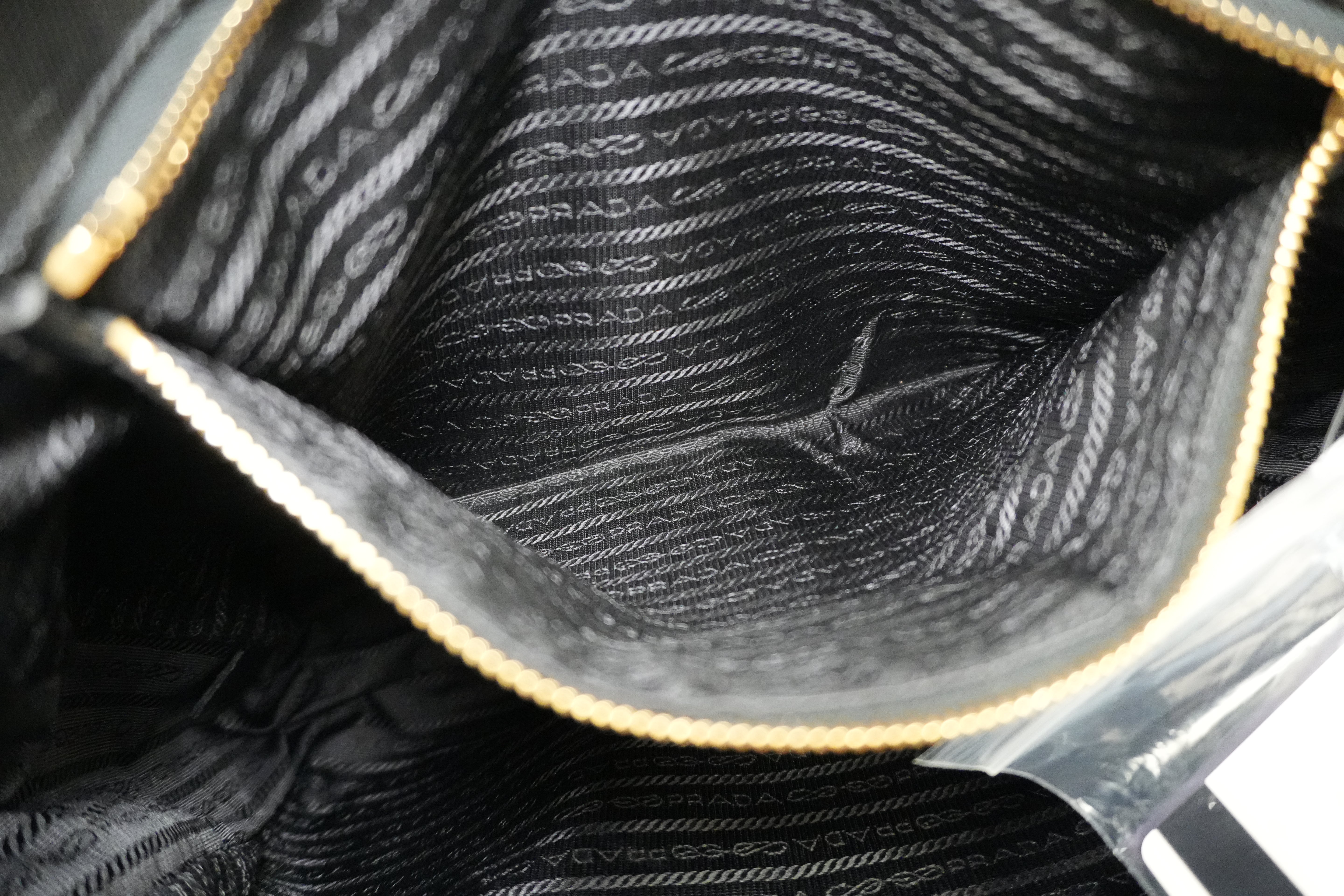 Pre-owned Prada Nylon Two Way Shoulder Bag Black