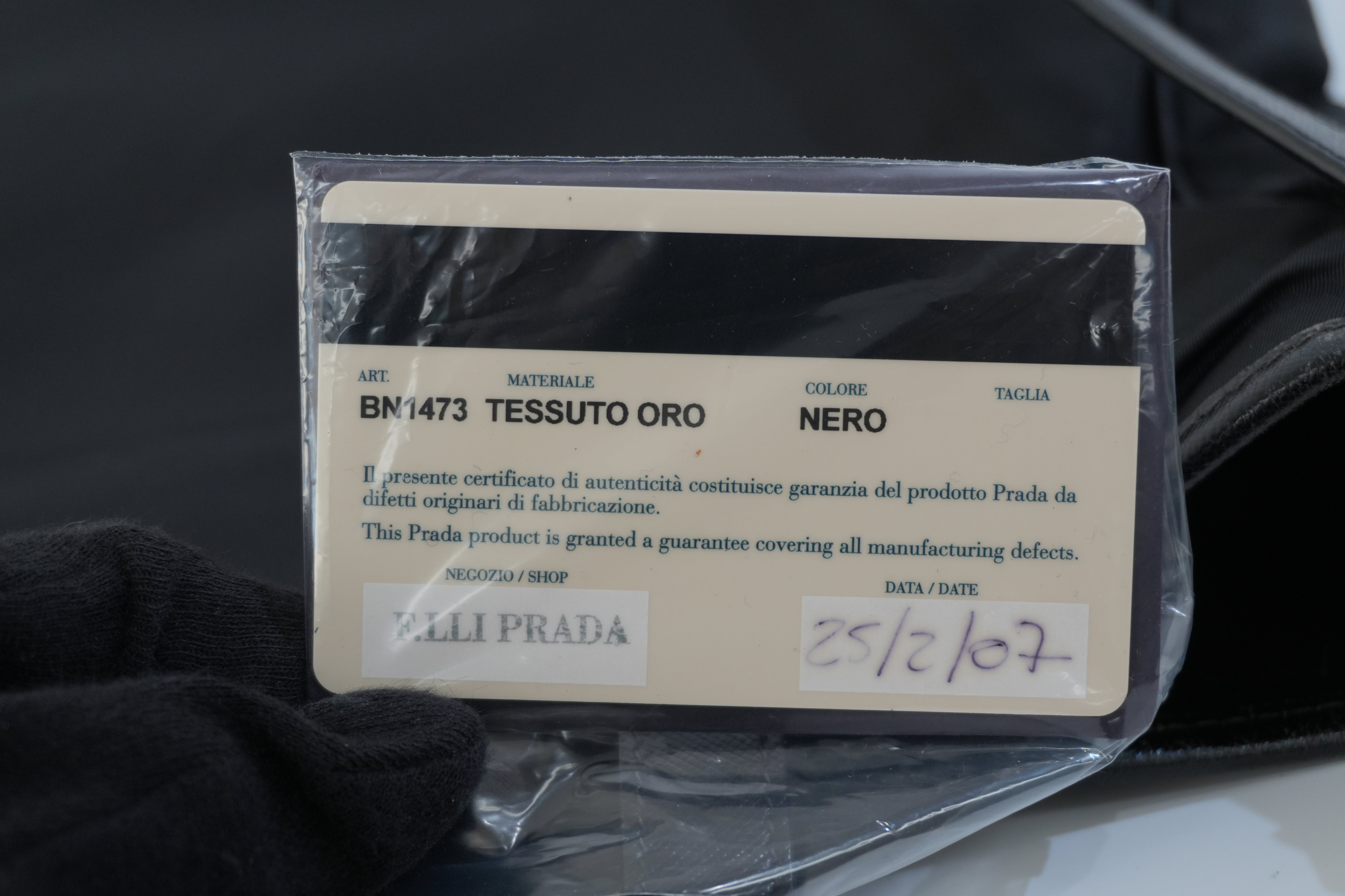 Pre-owned Prada Nylon Two Way Shoulder Bag Black