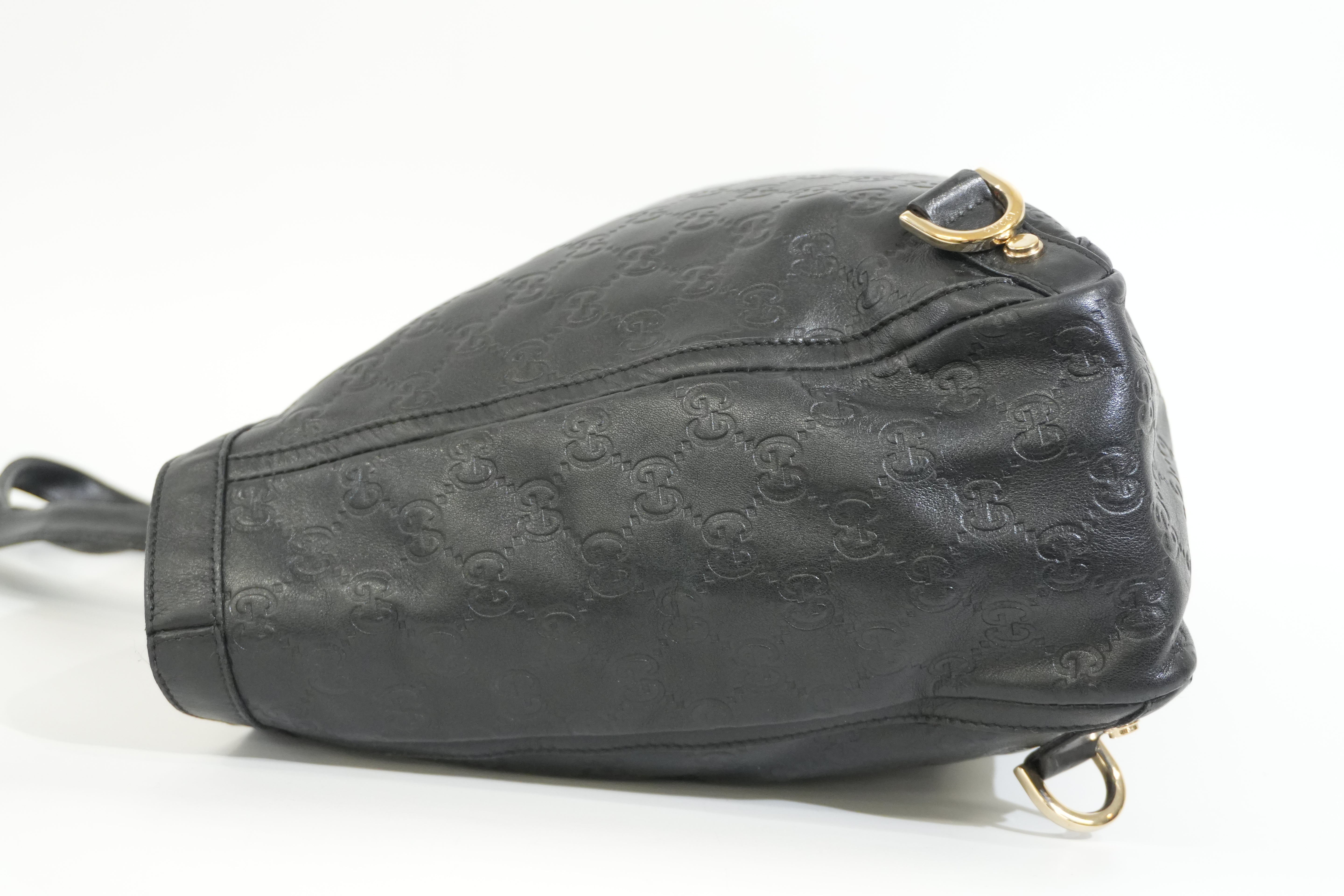 Pre-owned Gucci Abbey Tote Bag Black