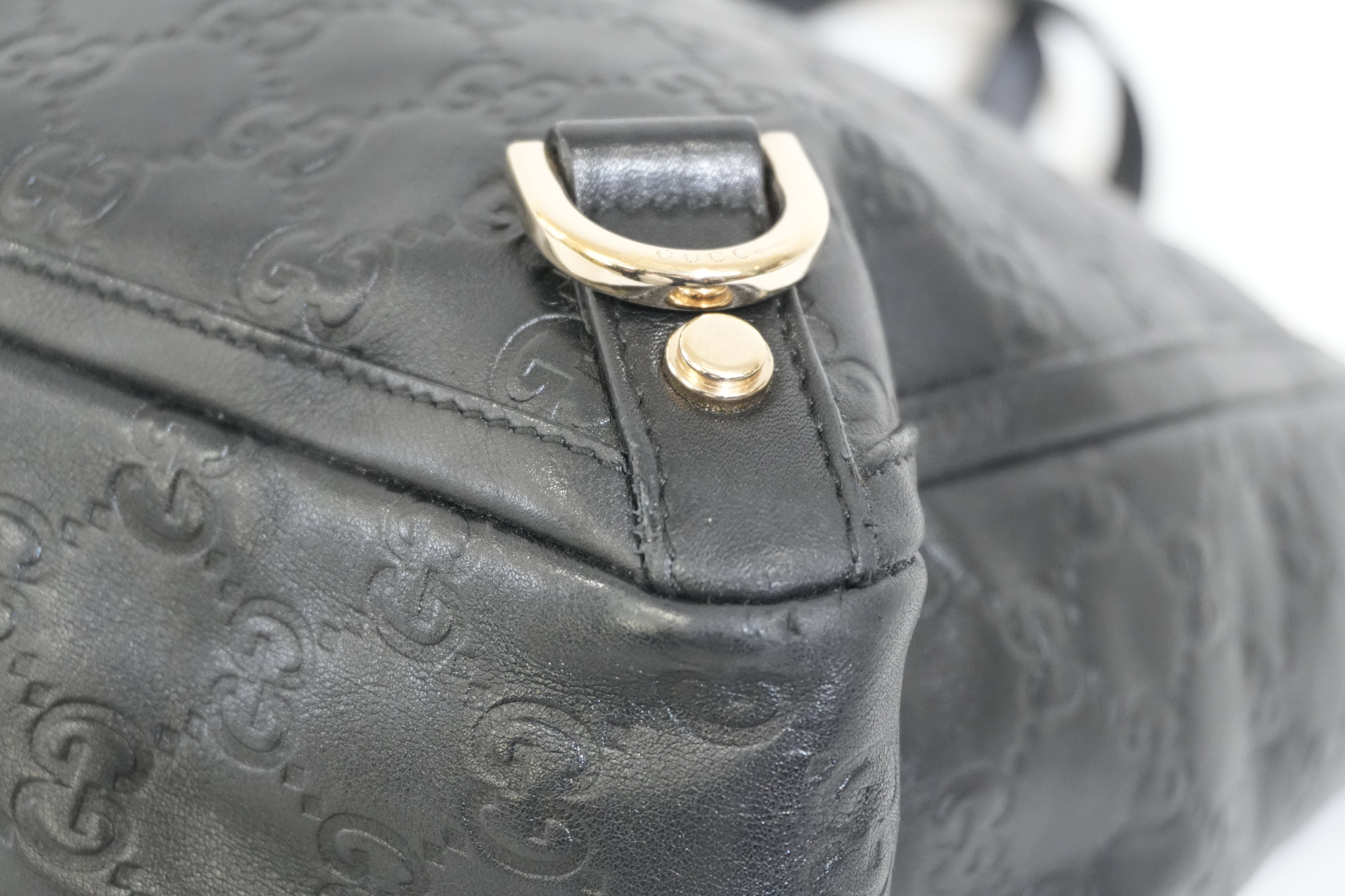 Pre-owned Gucci Abbey Tote Bag Black
