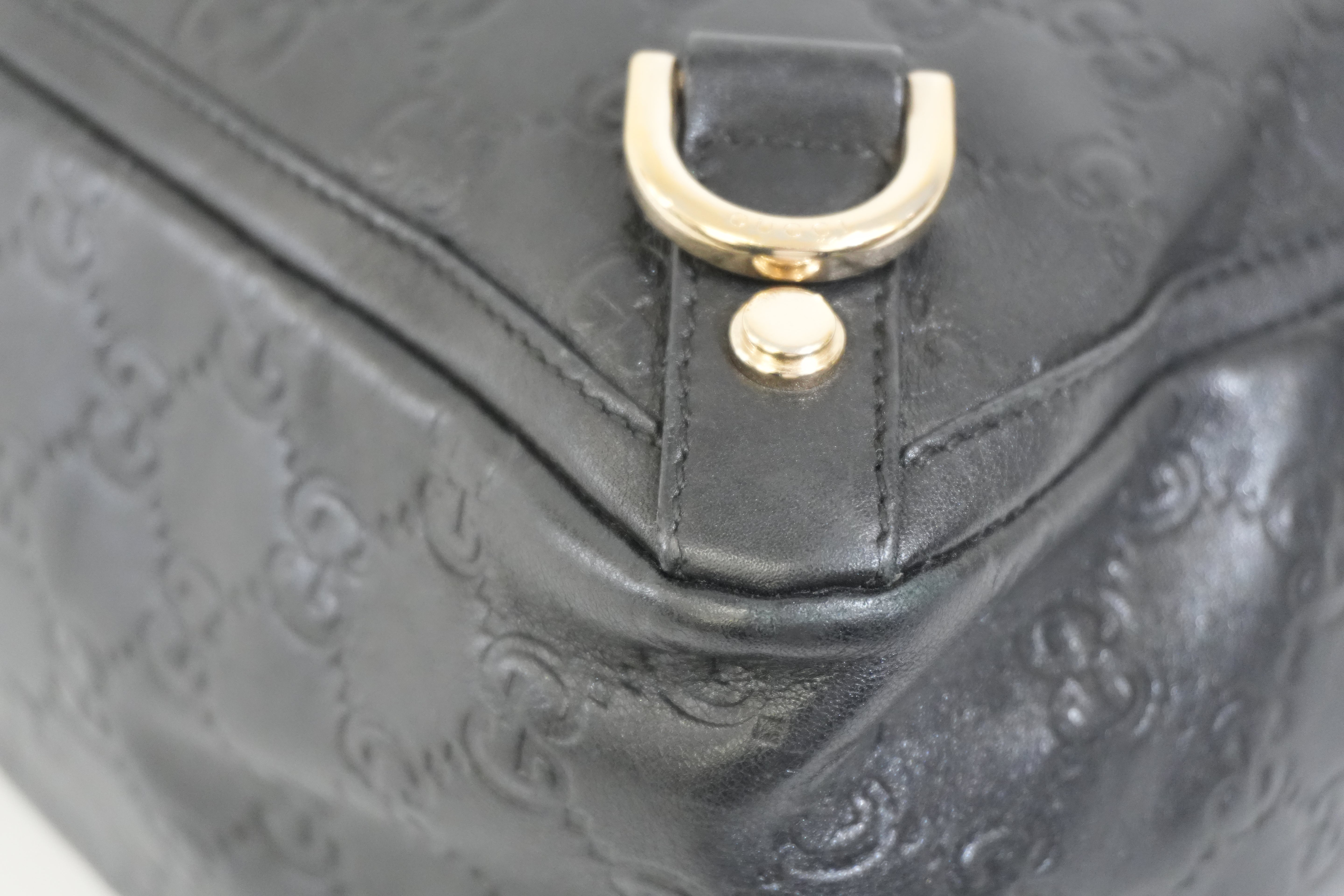 Pre-owned Gucci Abbey Tote Bag Black