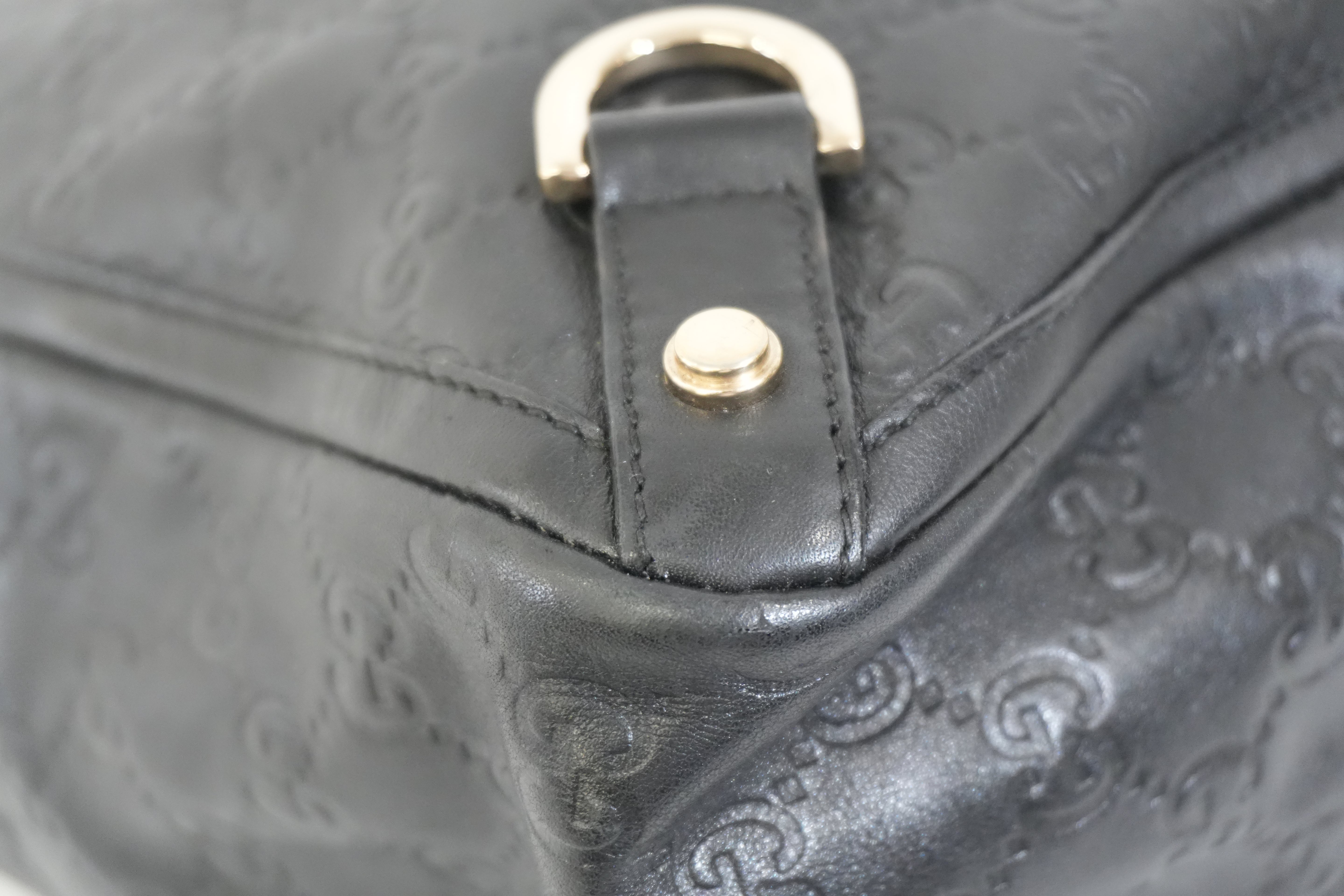 Pre-owned Gucci Abbey Tote Bag Black