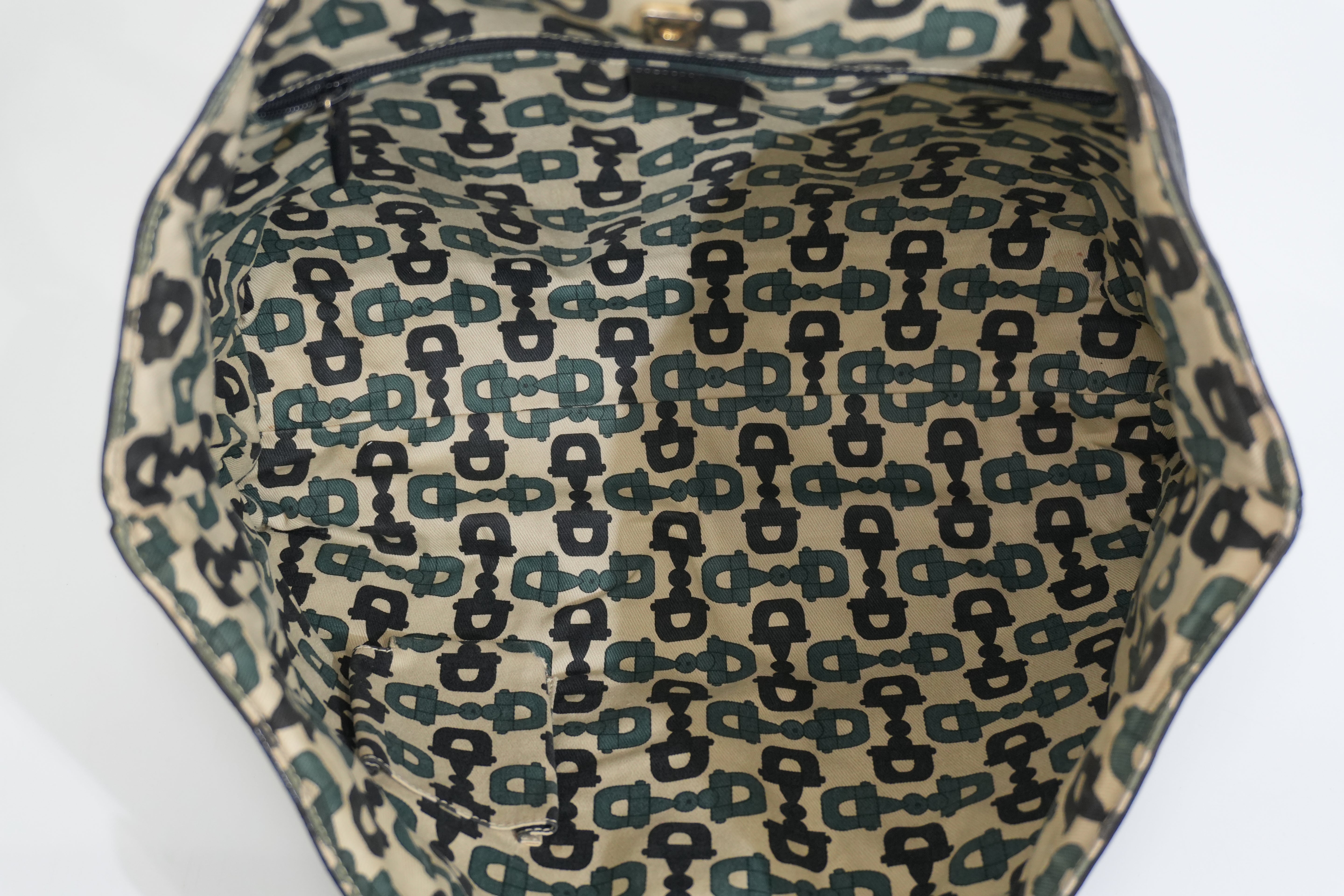 Pre-owned Gucci Abbey Tote Bag Black