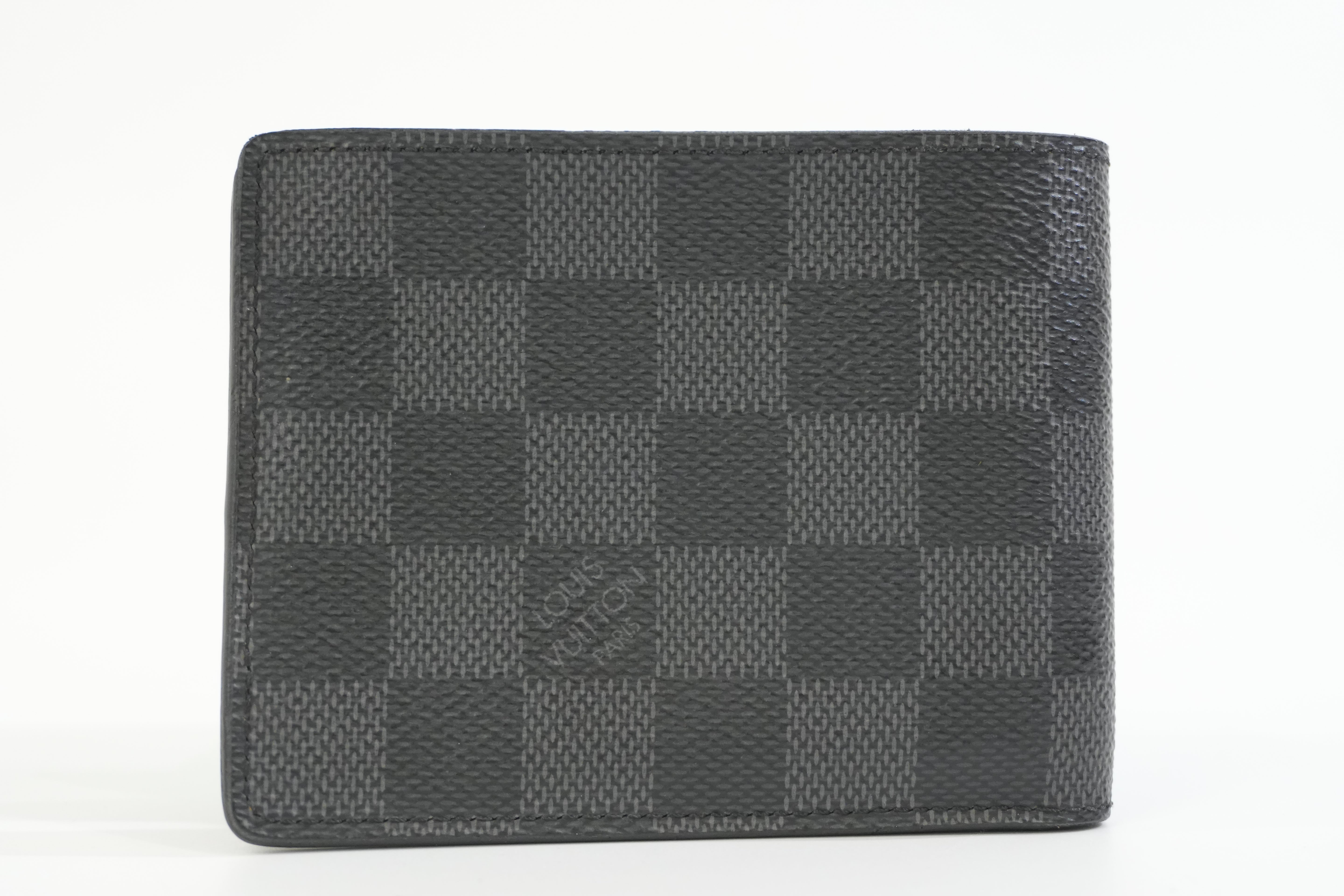 Pre-owned Louis Vuitton Damier Graphite Men's Bifold Wallet