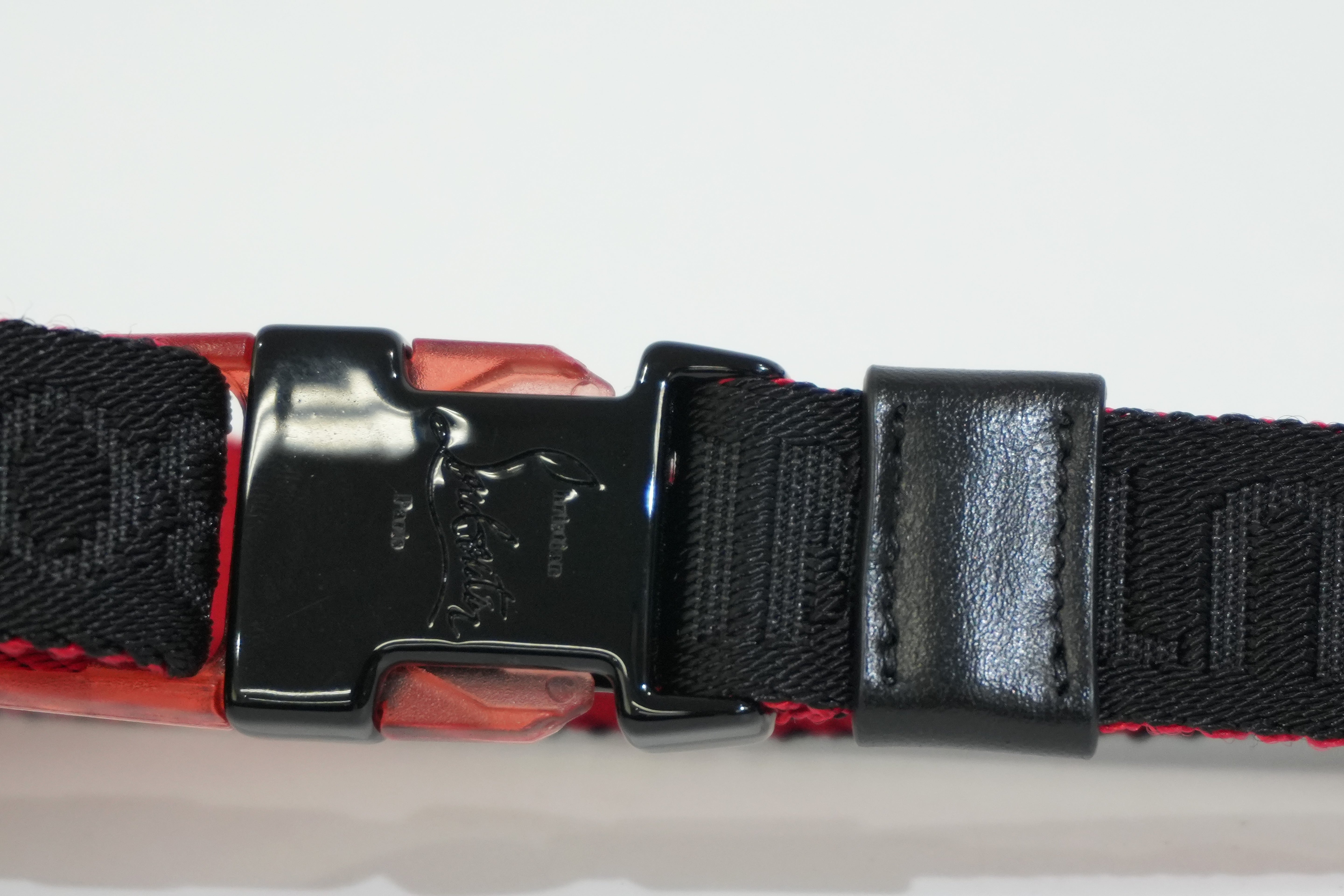 Pre-owned Louboutin Studded Crossbody Bag Black