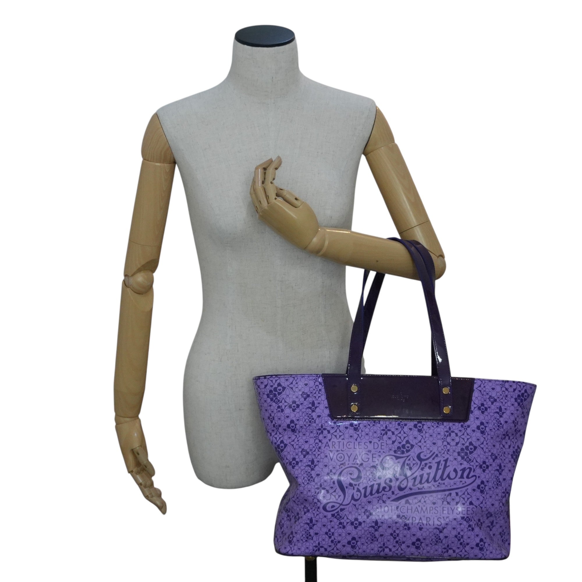 Pre-owned Louis Vuitton Limited Edition Murakami Cosmic Blossom PM Purple